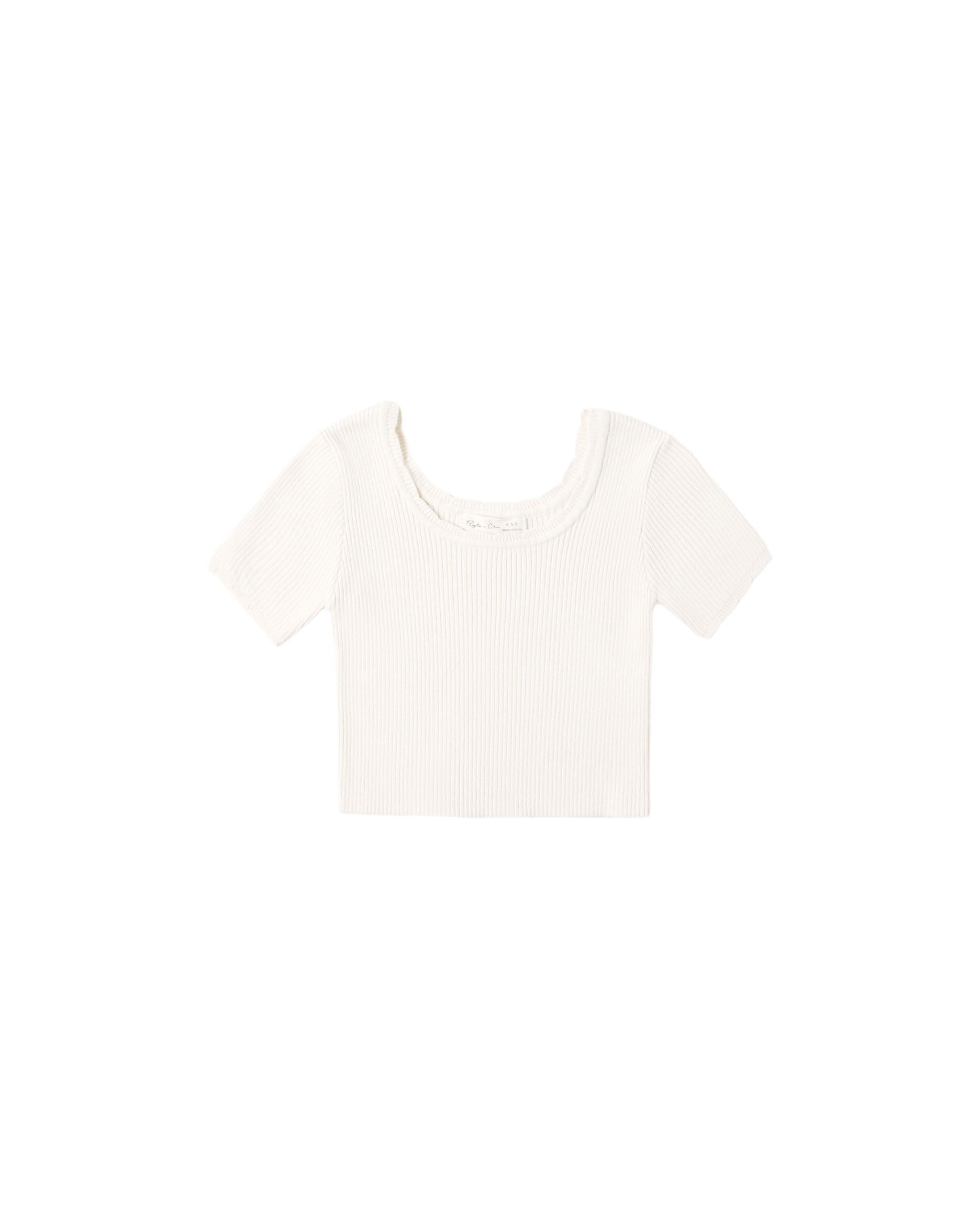 Scallop Tee - Natural
