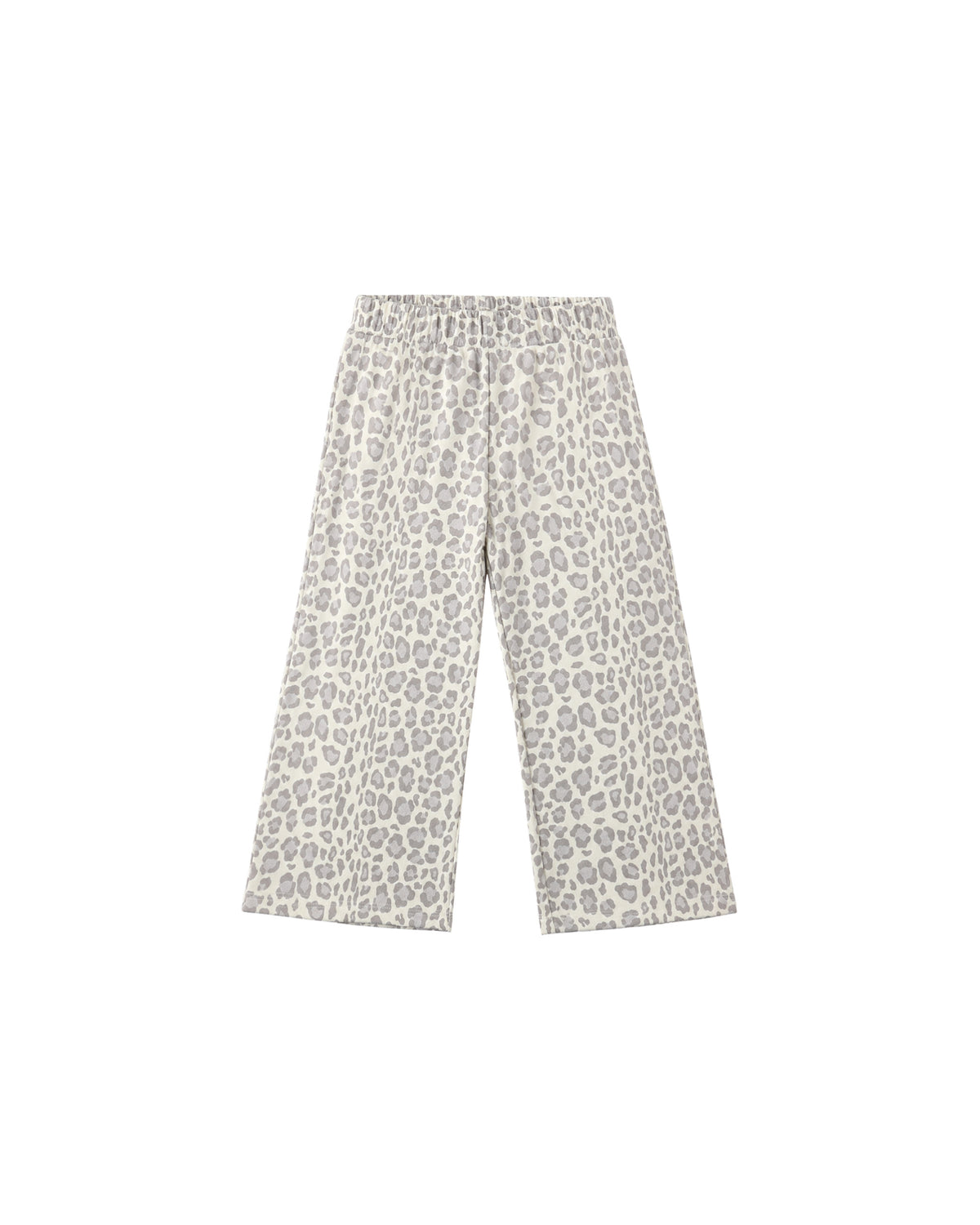 Wide Leg Sweatpant - Blue Leopard Natural