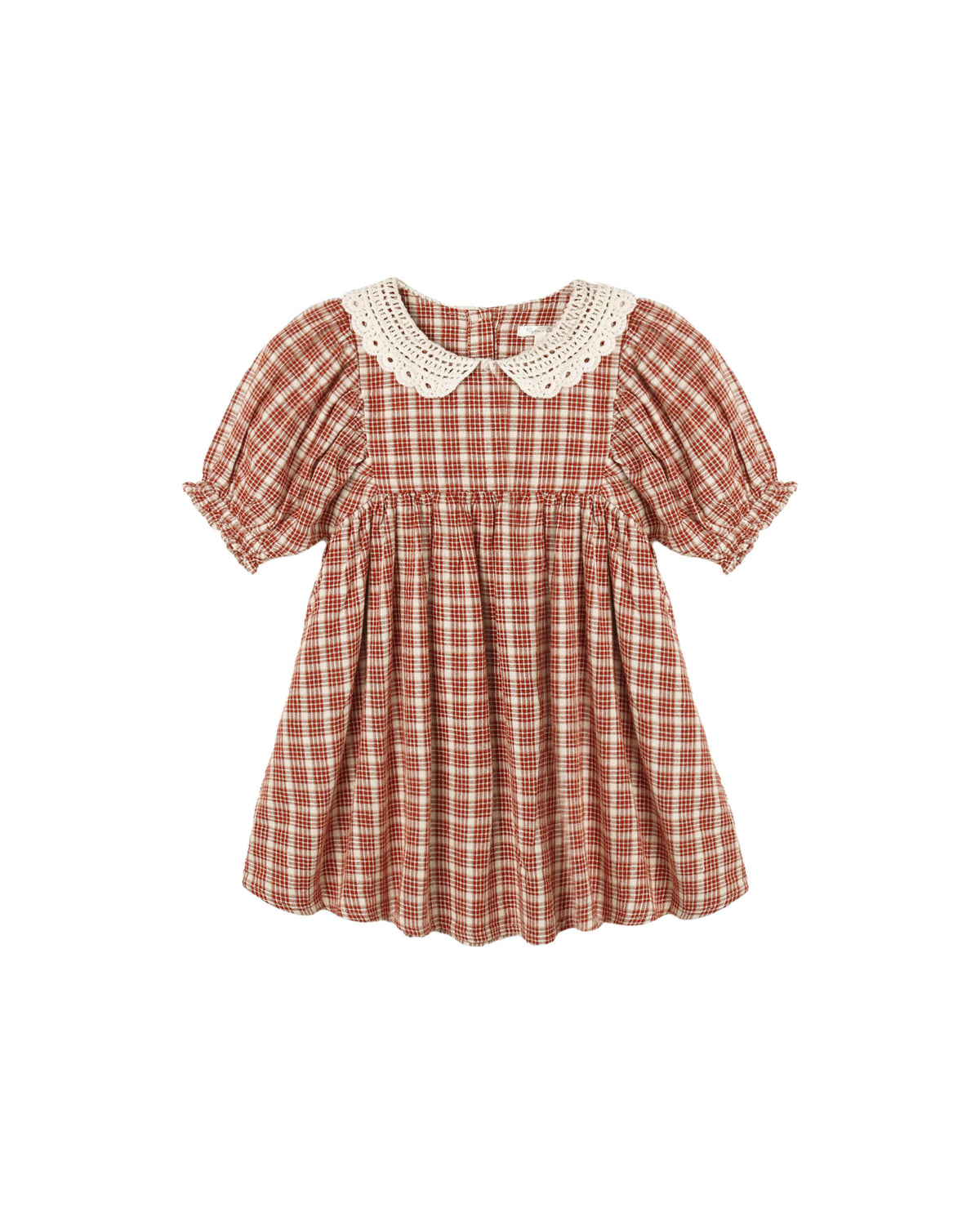 Heidi Dress - Vintage Plaid Ruby