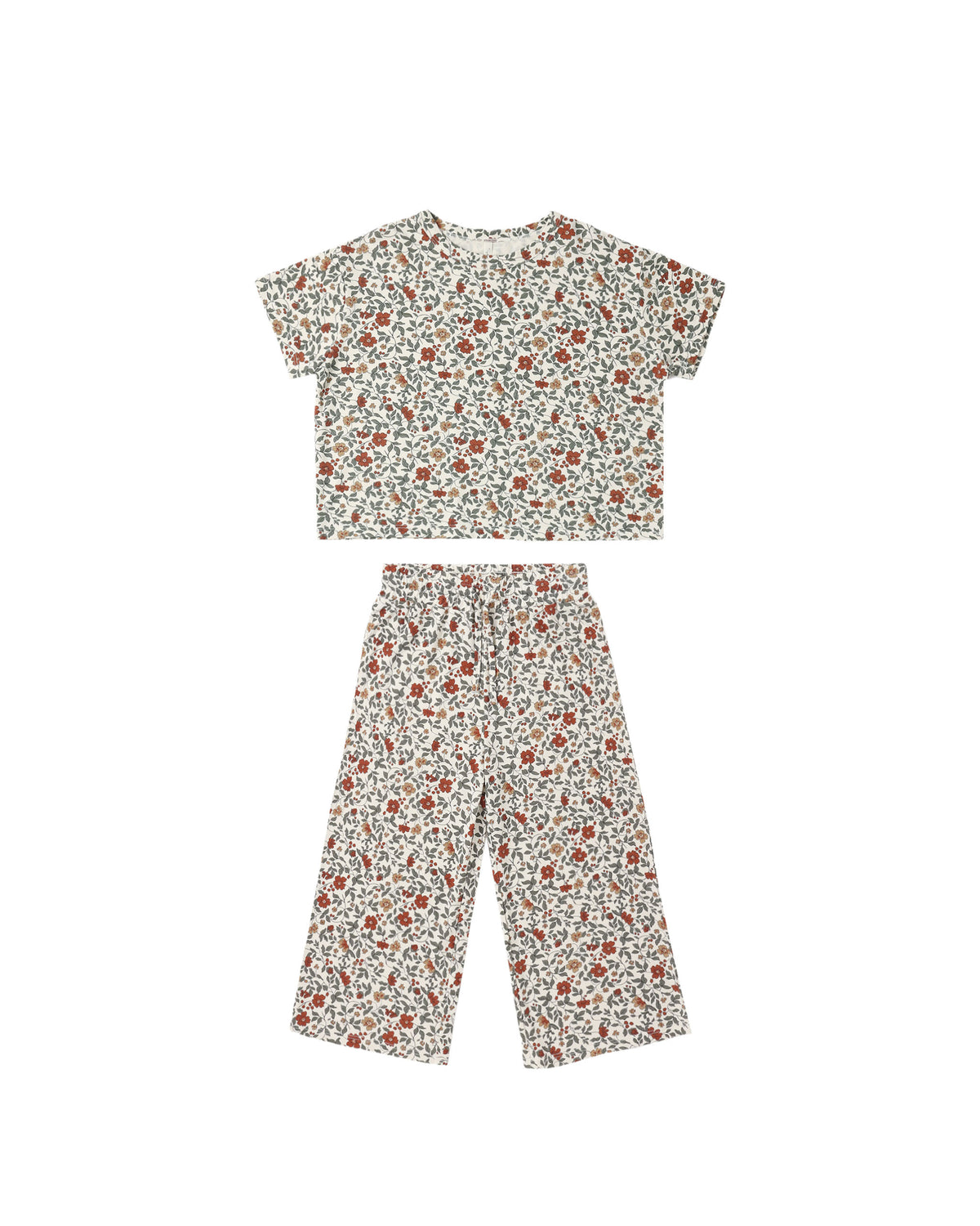Ruthie Set - Holiday Floral Natural