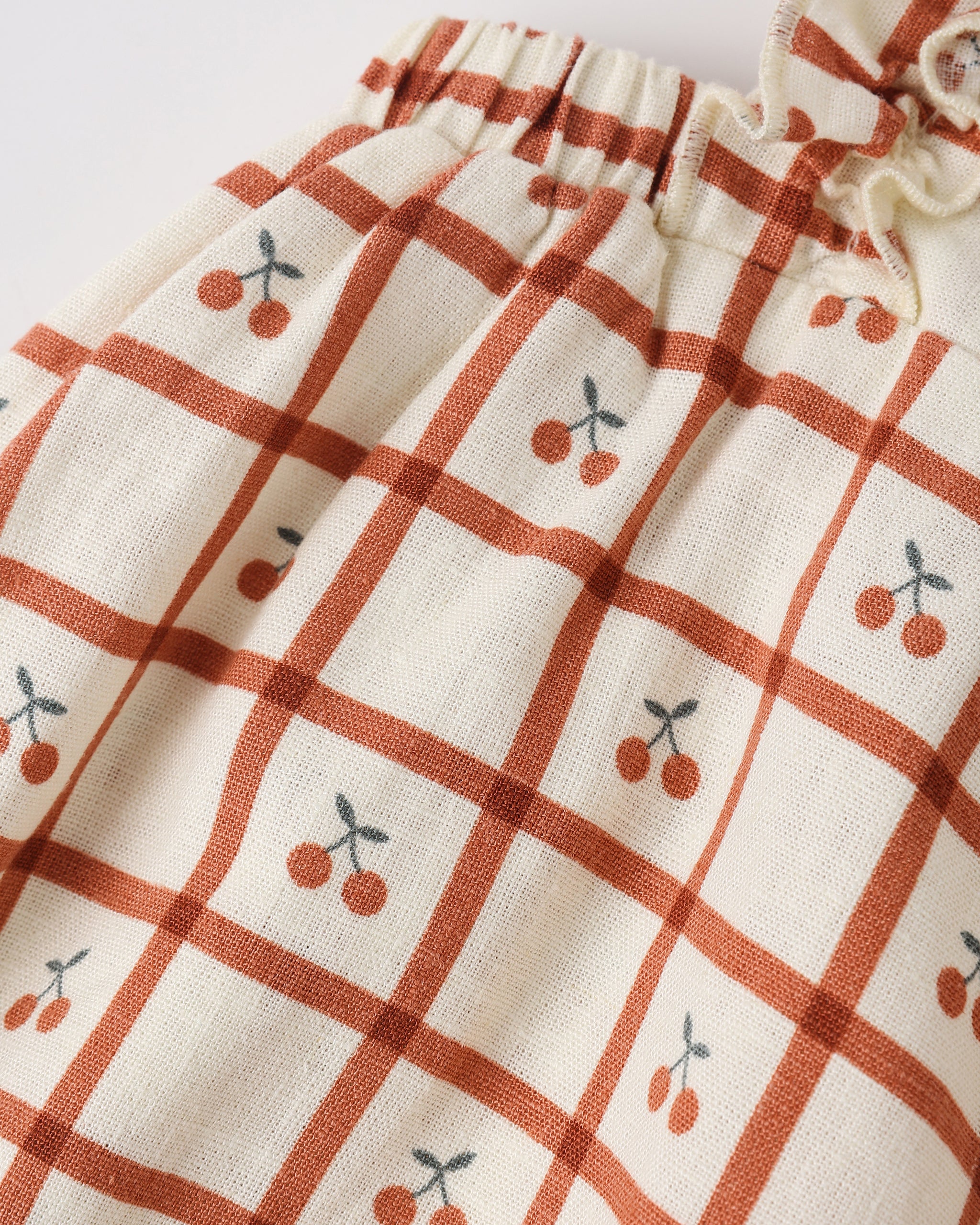 Chiara Romper || Cherry Check