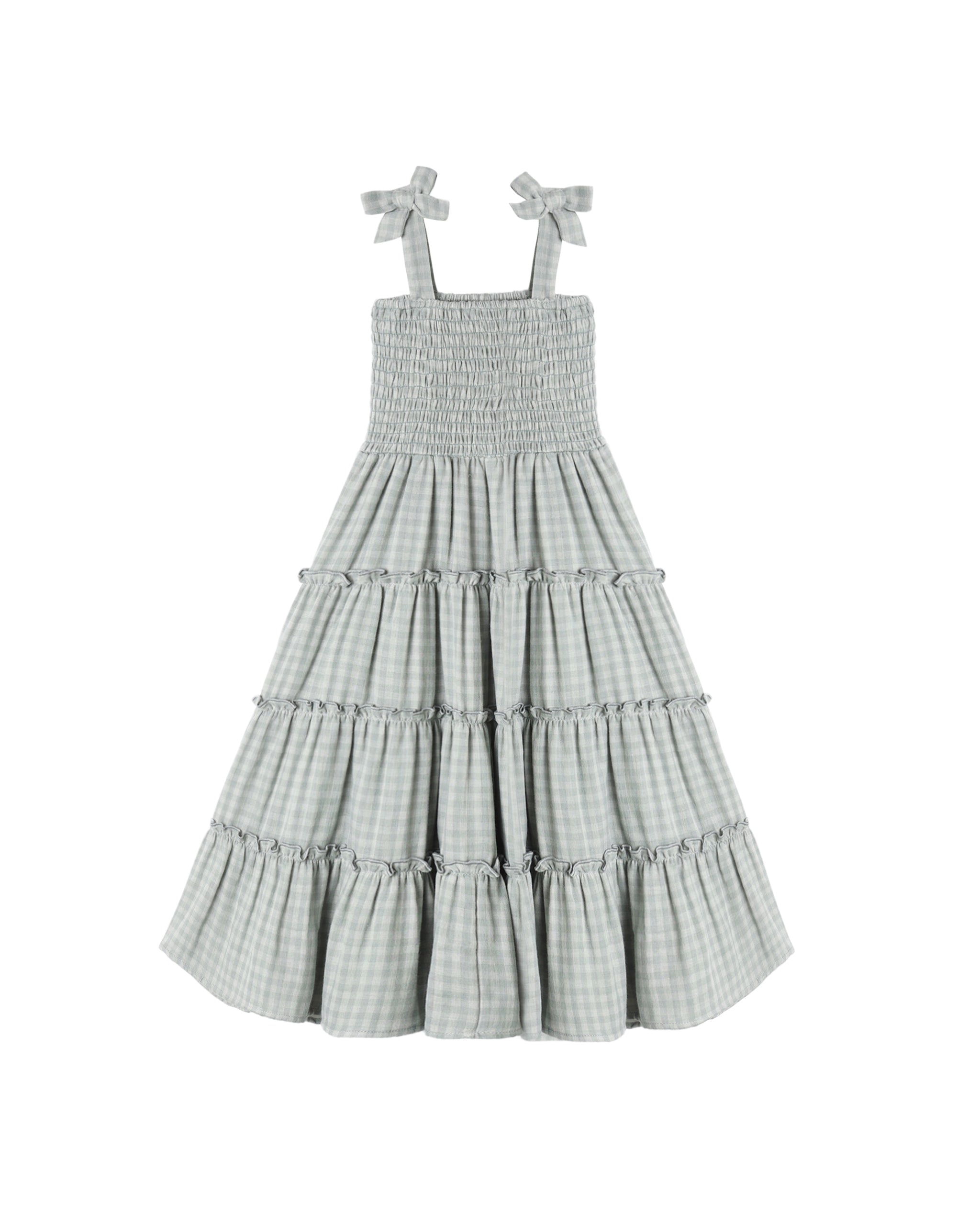 Taylor Dress || Green Gingham