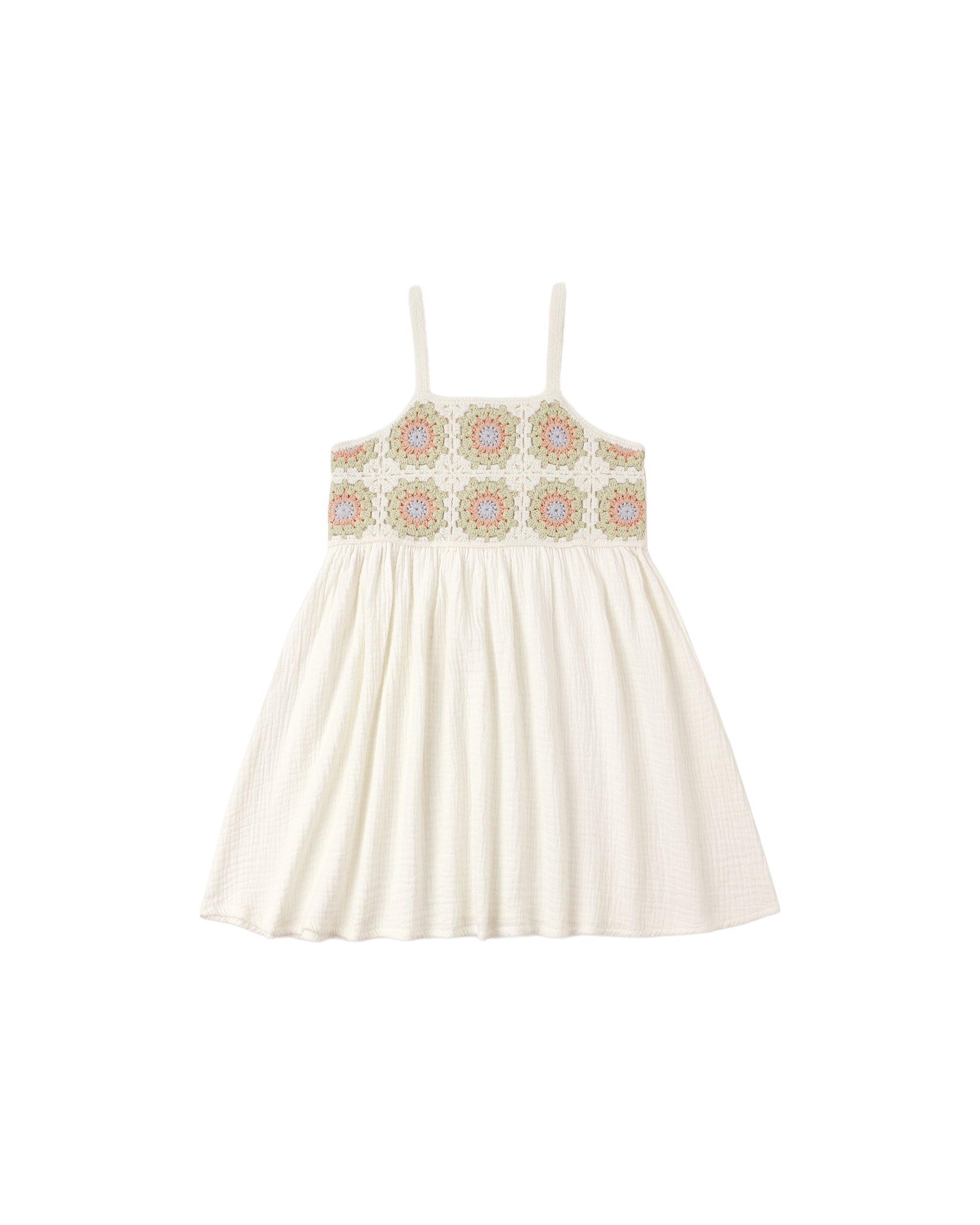 Crochet Sundress || Citron Daisy Check