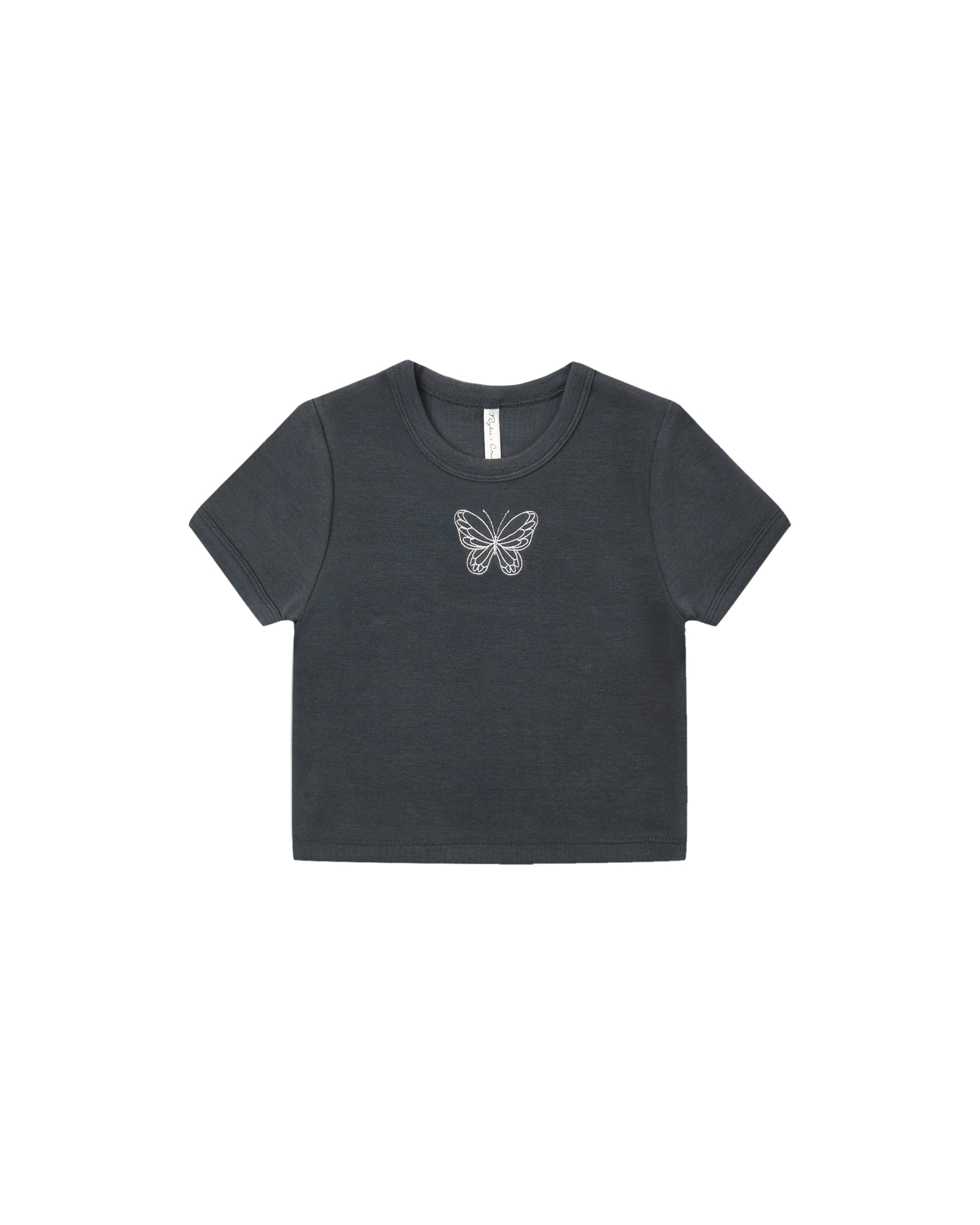 Baby Tee Butterfly - Midnight