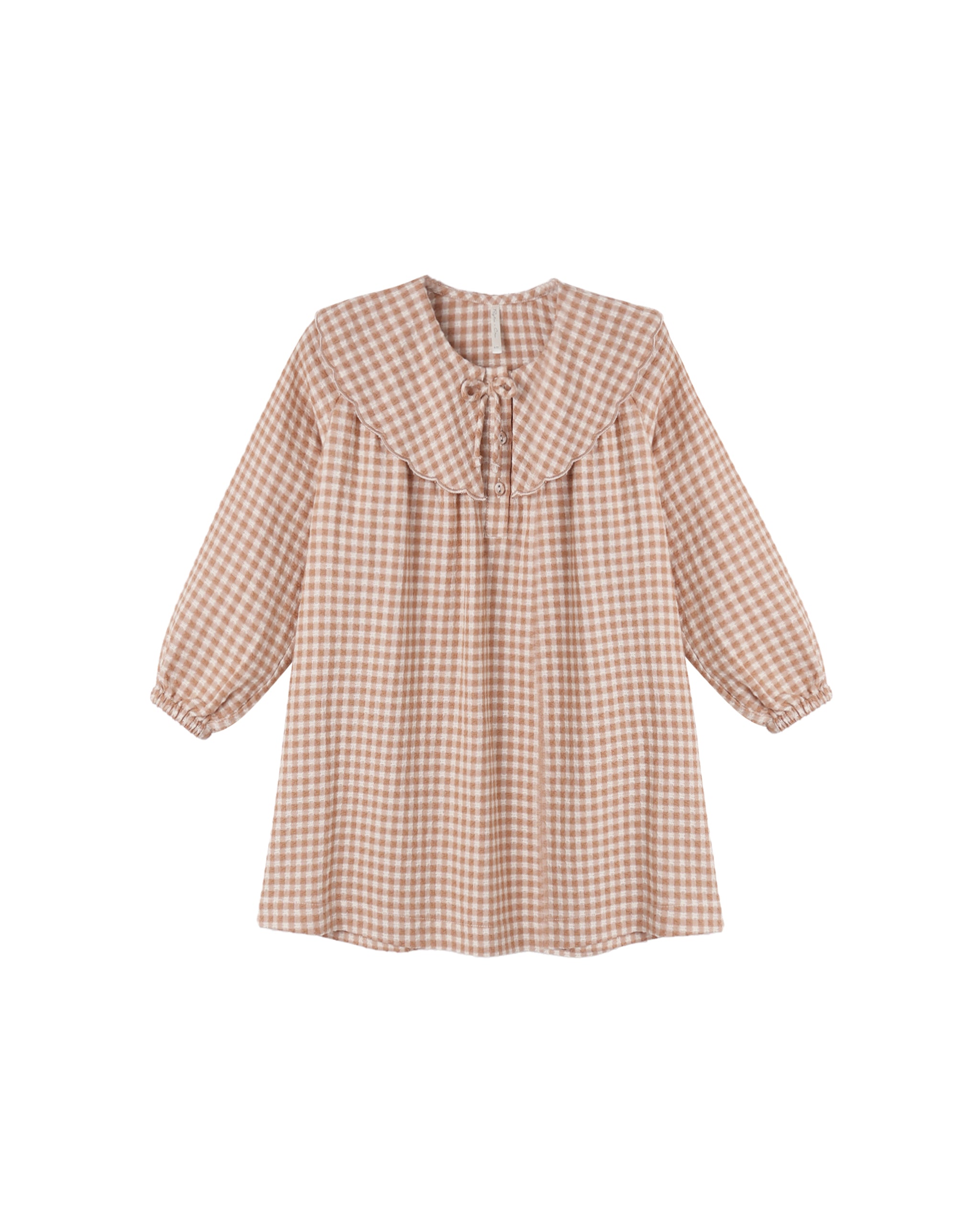 Collette Mini Dress - Fawn Gingham