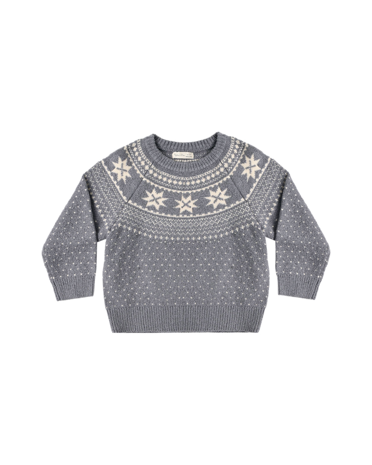 Fair Isle Sweater - Slate