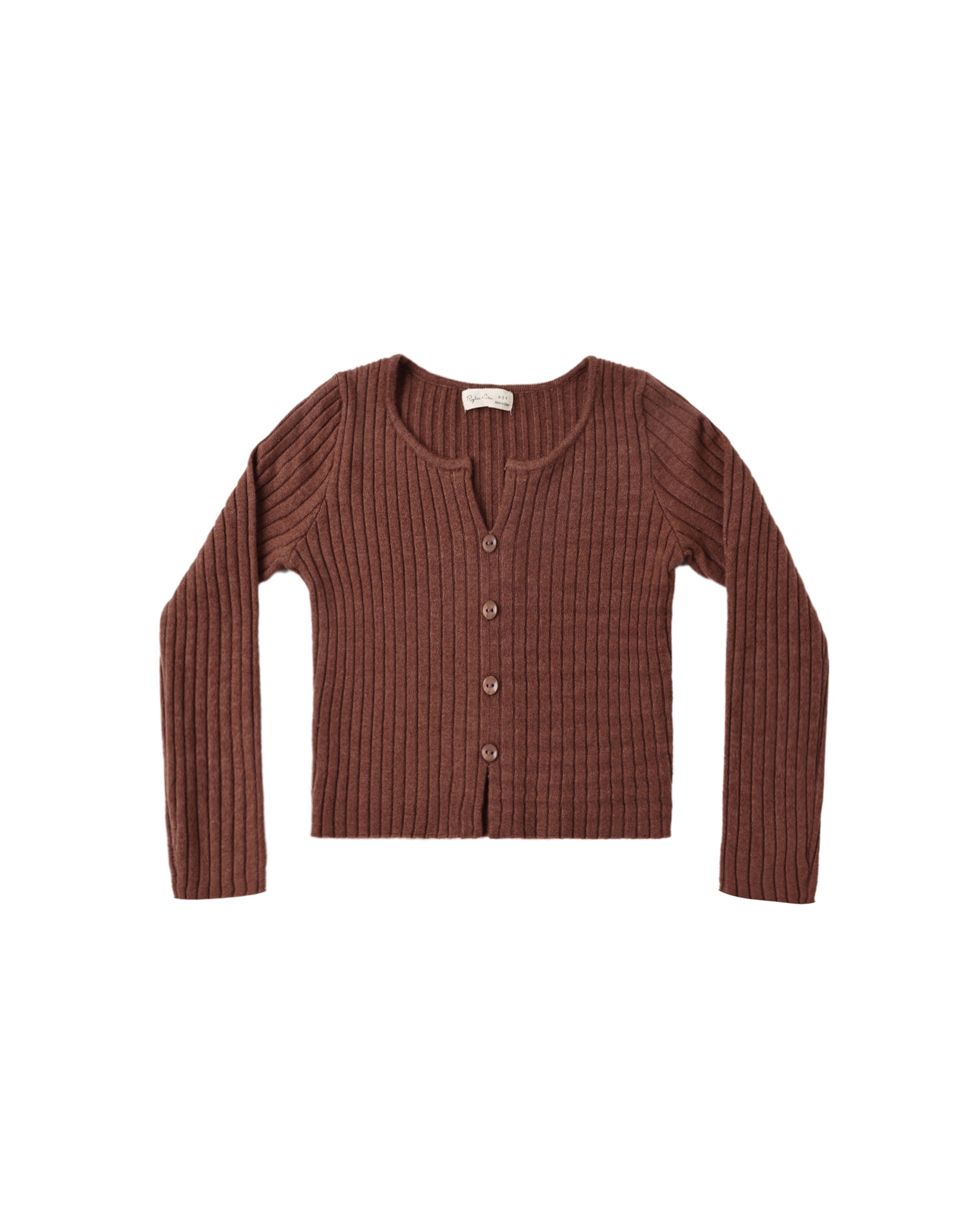 Long Sleeve Knit Tee - Mulberry