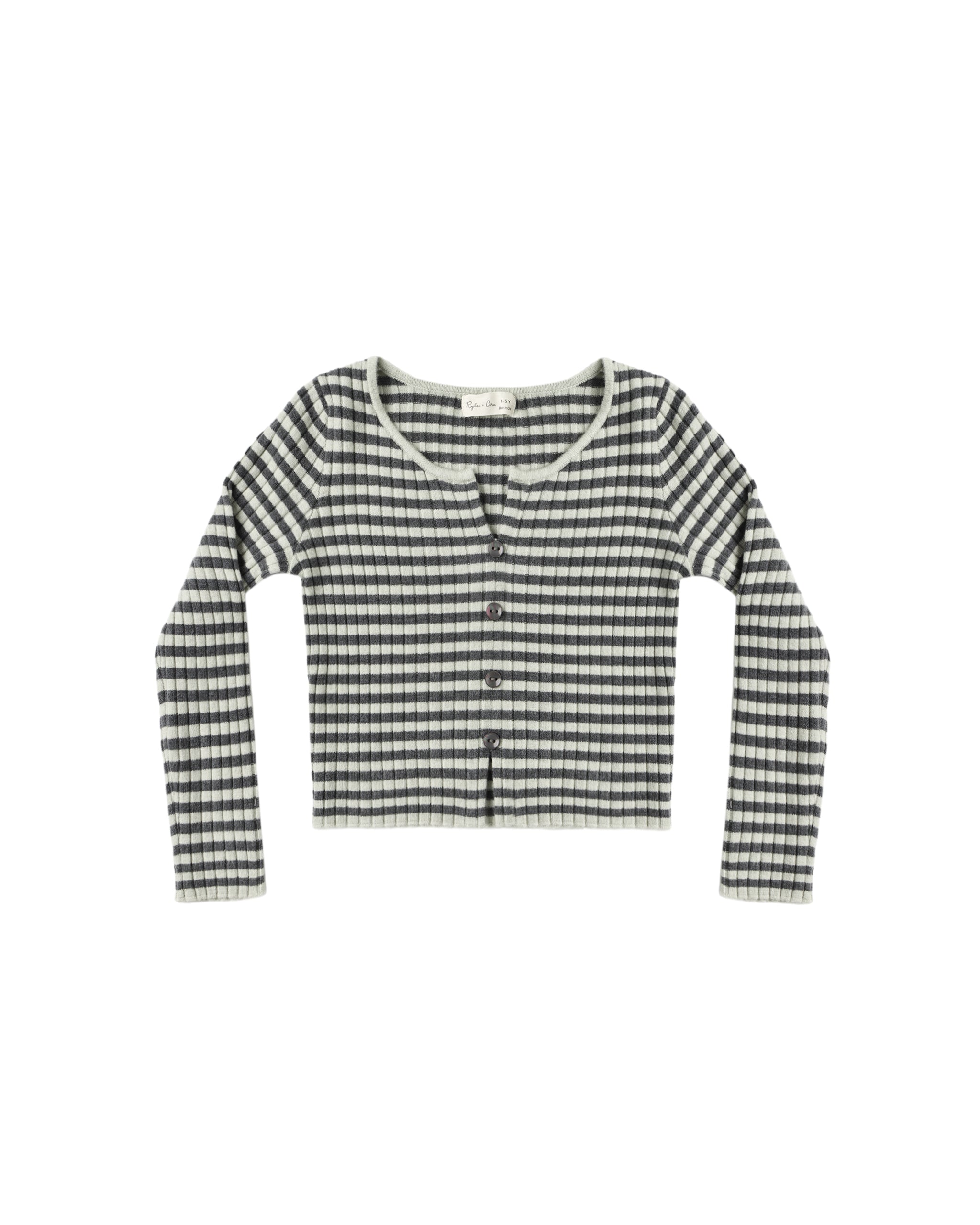 Long Sleeve Knit Tee & Pant- Midnight Stripe
