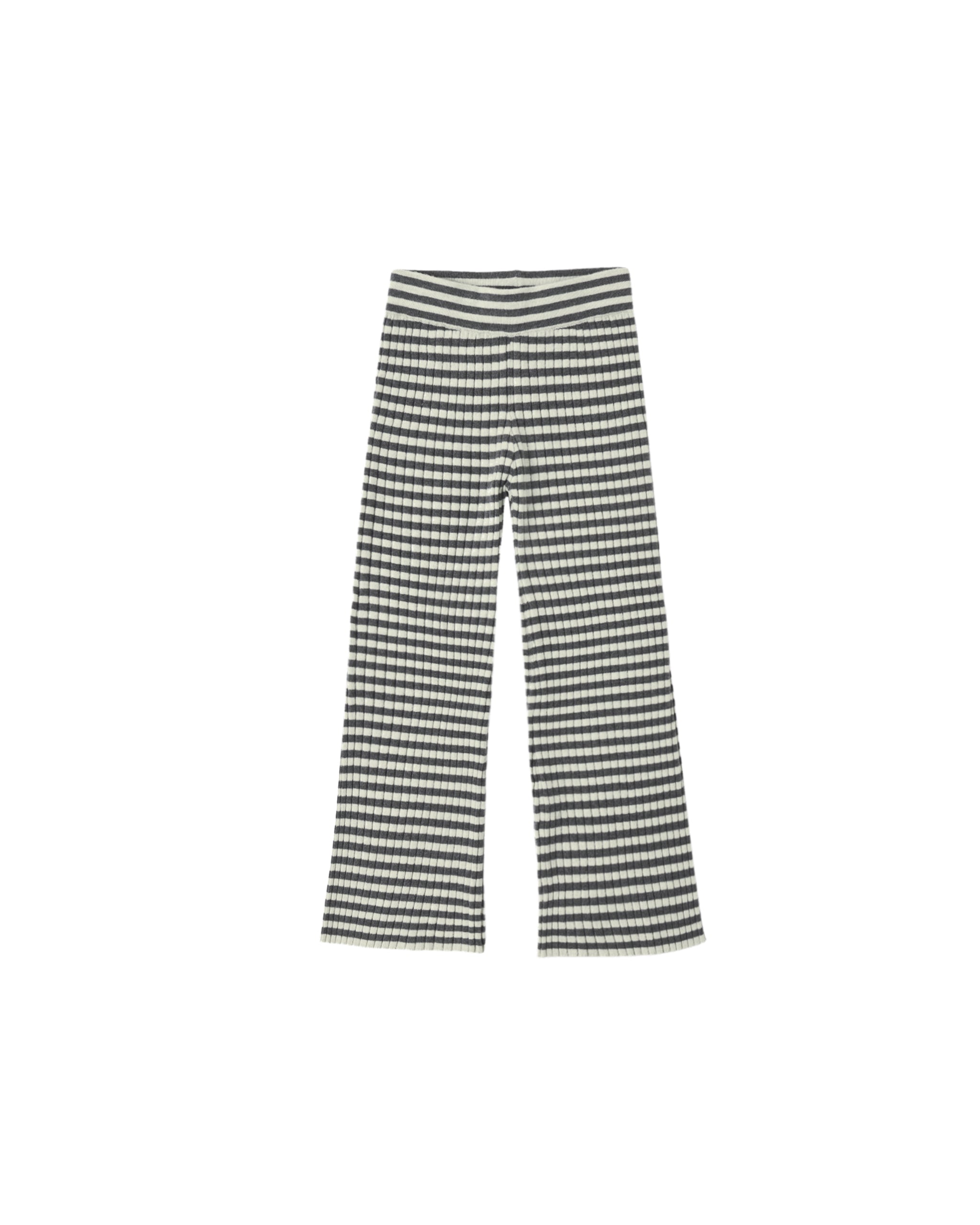 Long Sleeve Knit Tee & Pant- Midnight Stripe