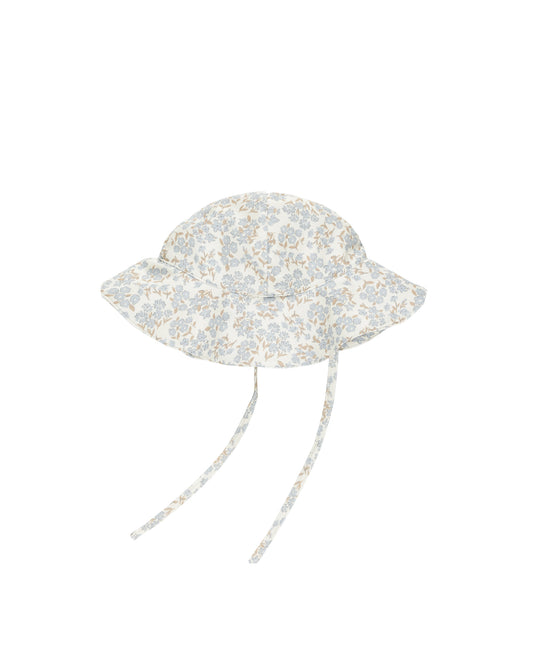 Floppy Swim Hat || Blue Ditsy