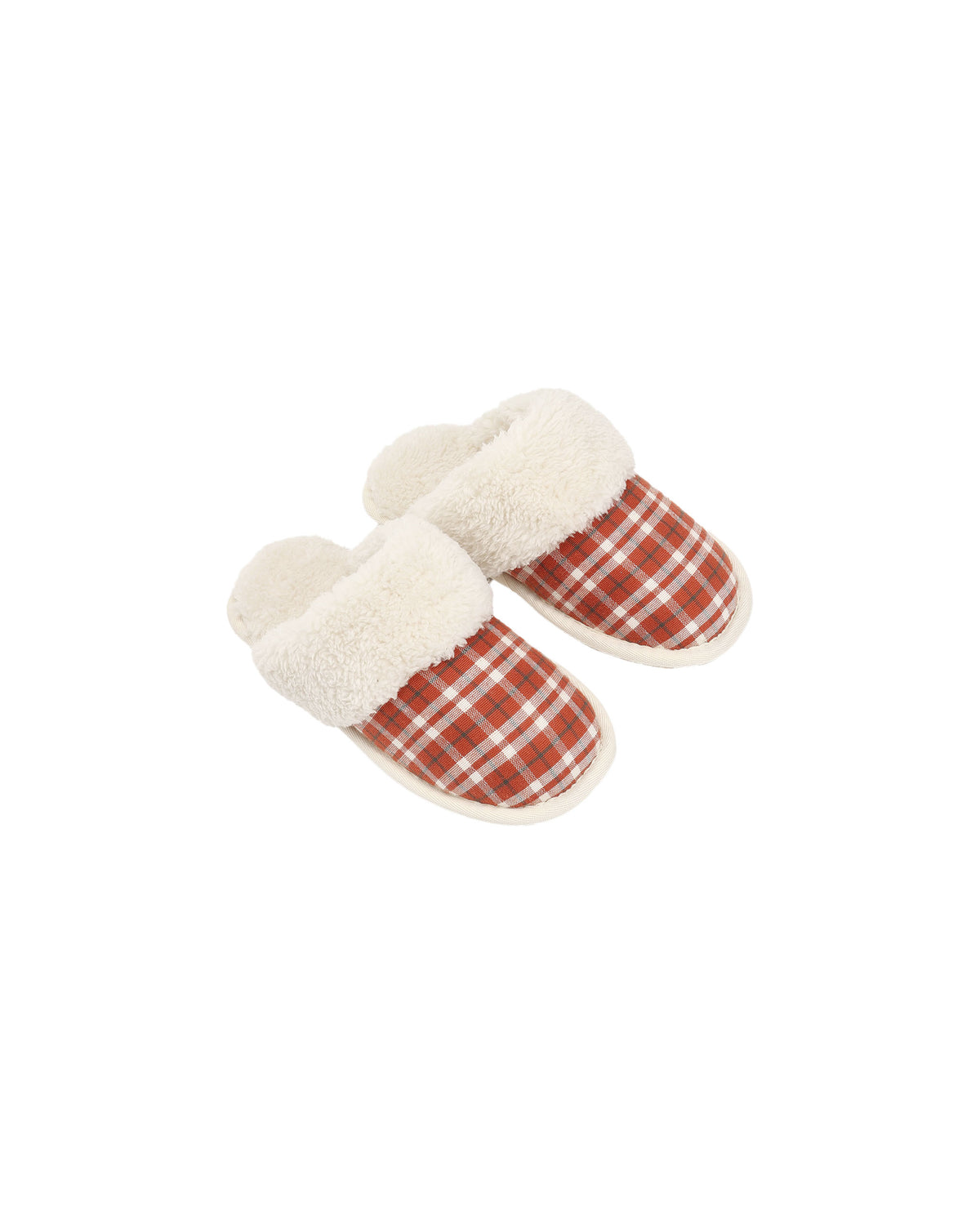 Slippers - Ruby Plaid