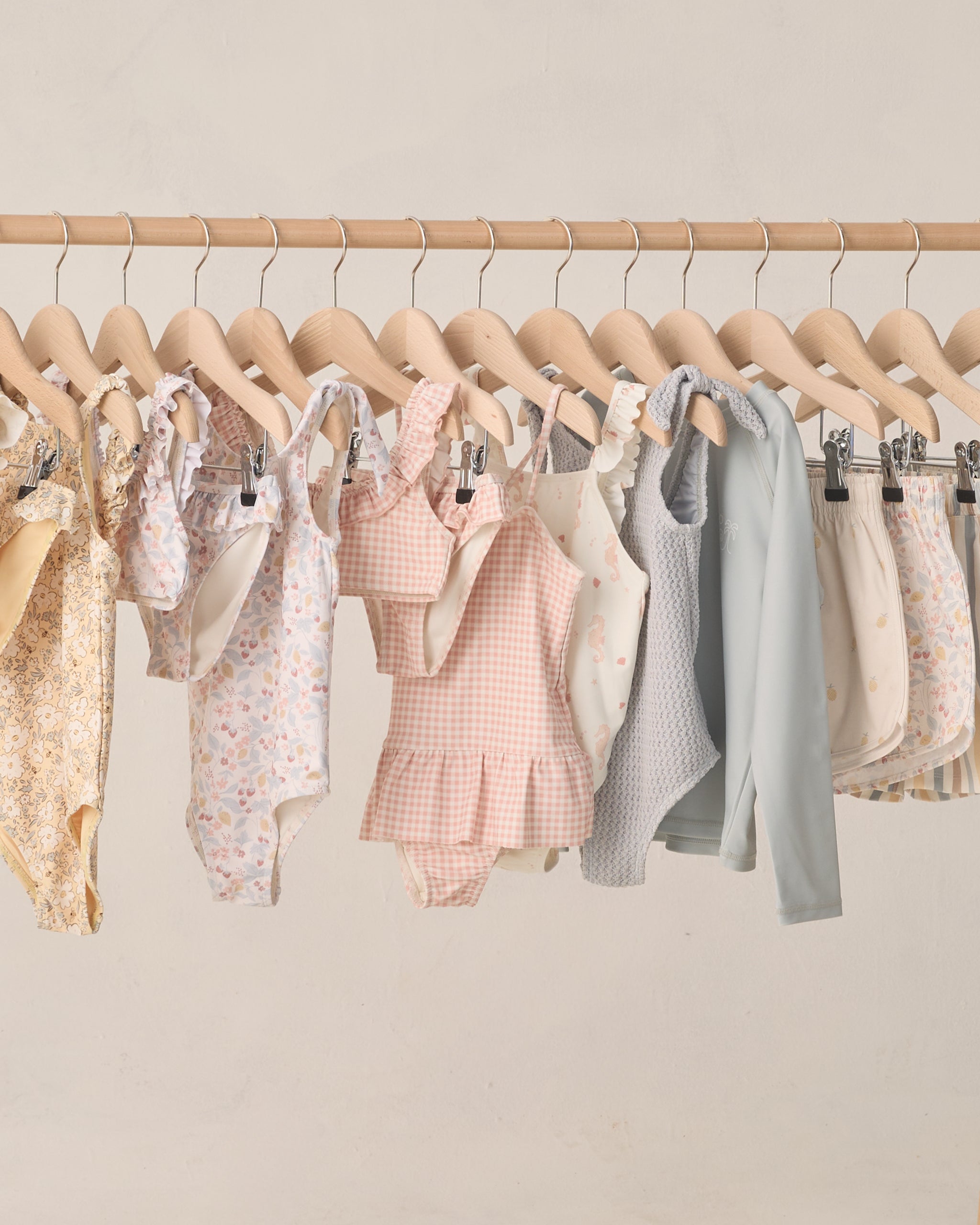 Tori Skirted One-Piece || Petal Gingham