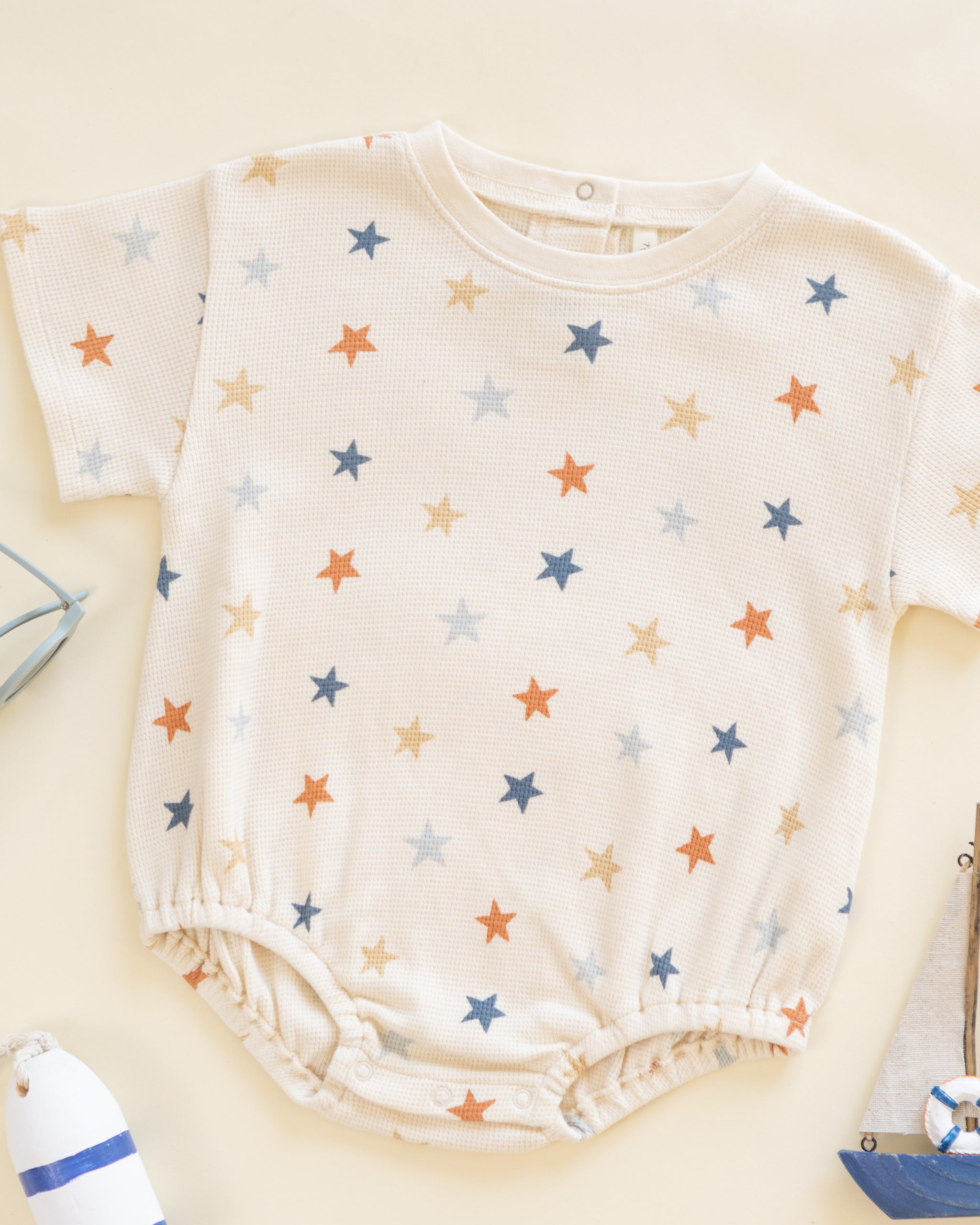 Relaxed Bubble Romper || Stars