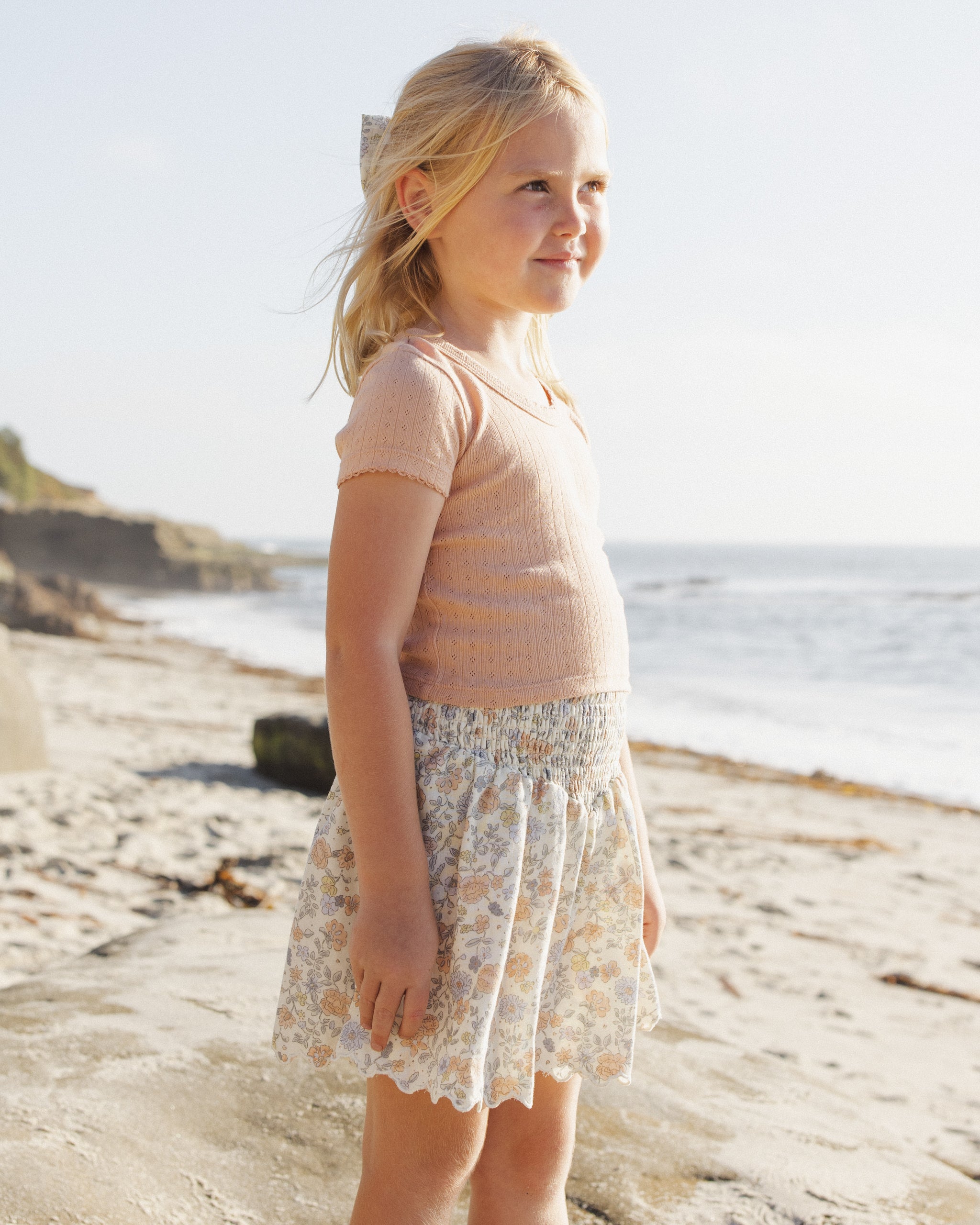 Pointelle Tee || Melon