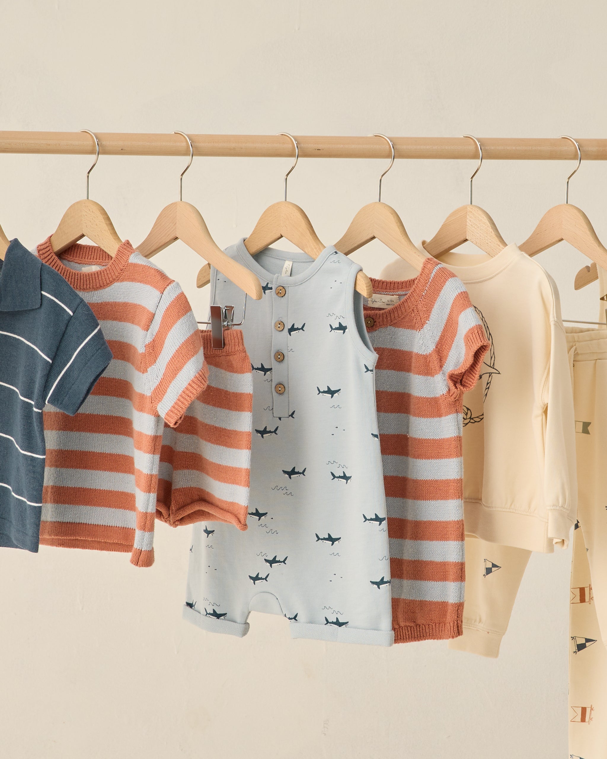 Davis Romper || Sharks