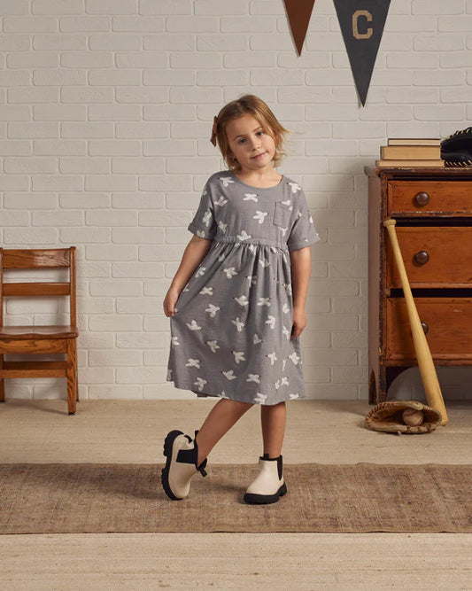 KAT T-SHIRT DRESS || BIRDS