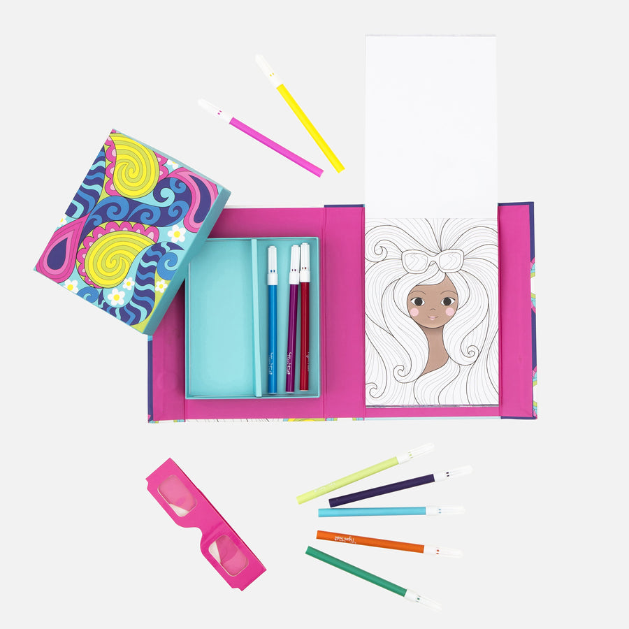 3D Colouring Set - Rainbow Dreams