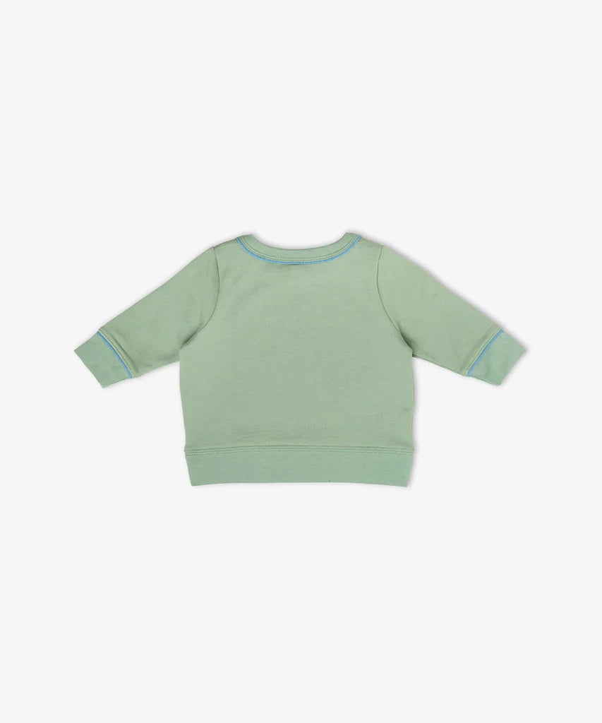 Remy Baby Sweatshirt - Basil