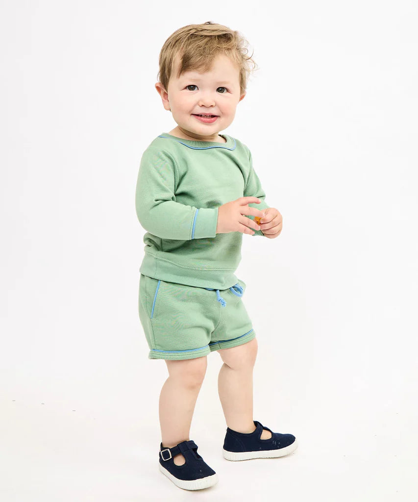 Remy Baby Sweatshirt - Basil