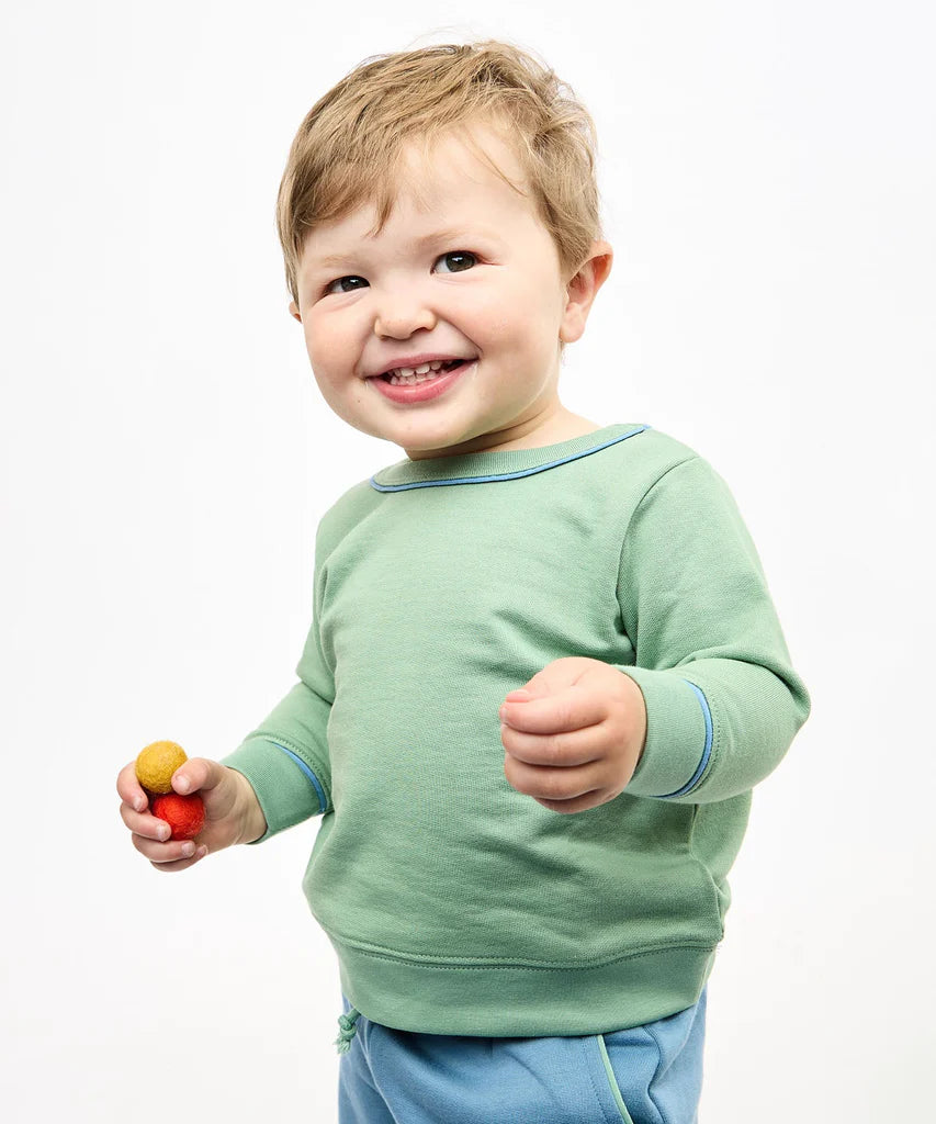 Remy Baby Sweatshirt - Basil