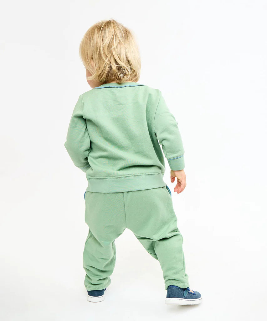 Remy Baby Sweatshirt - Basil