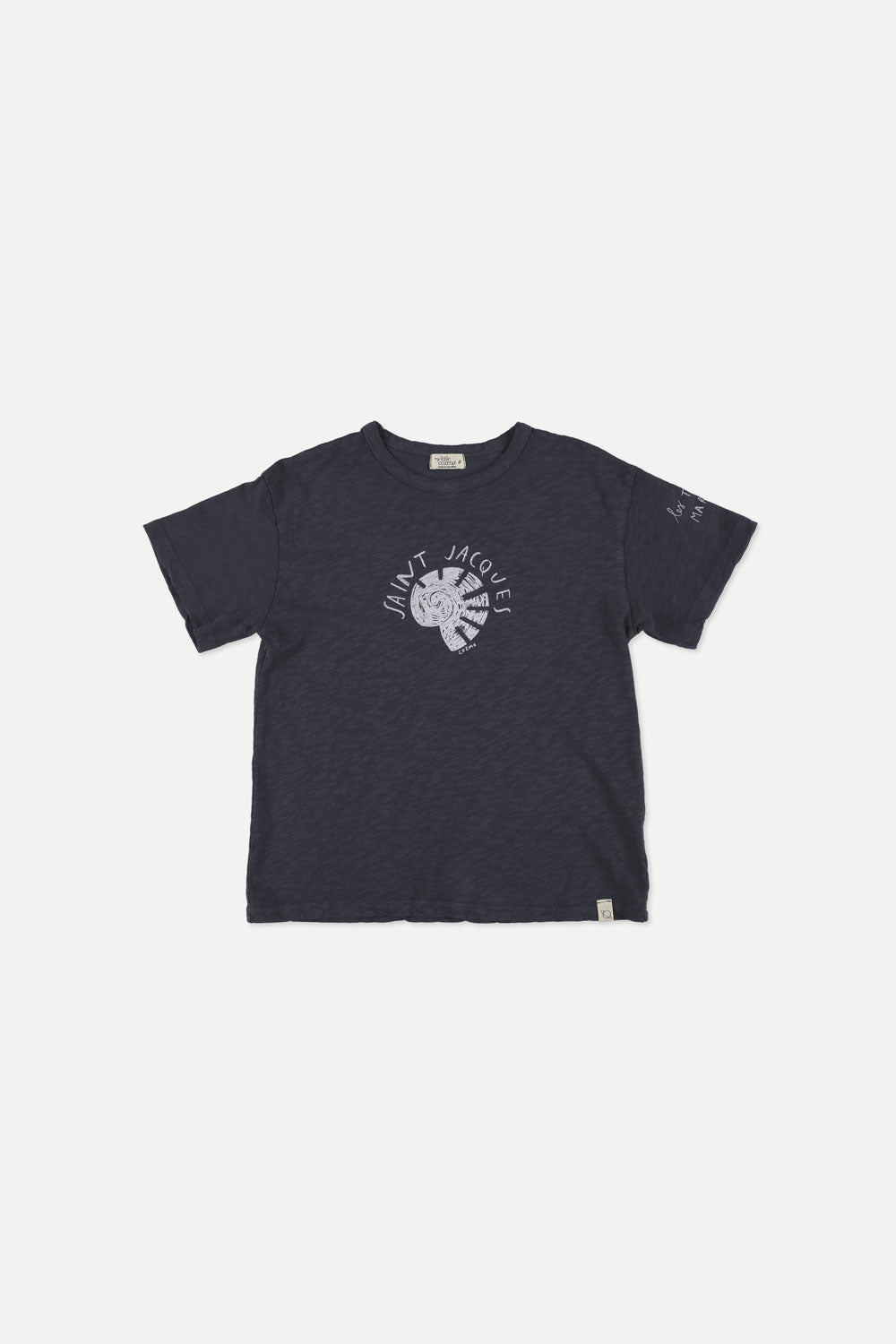 Slub Print T-Shirt Tresors Navy