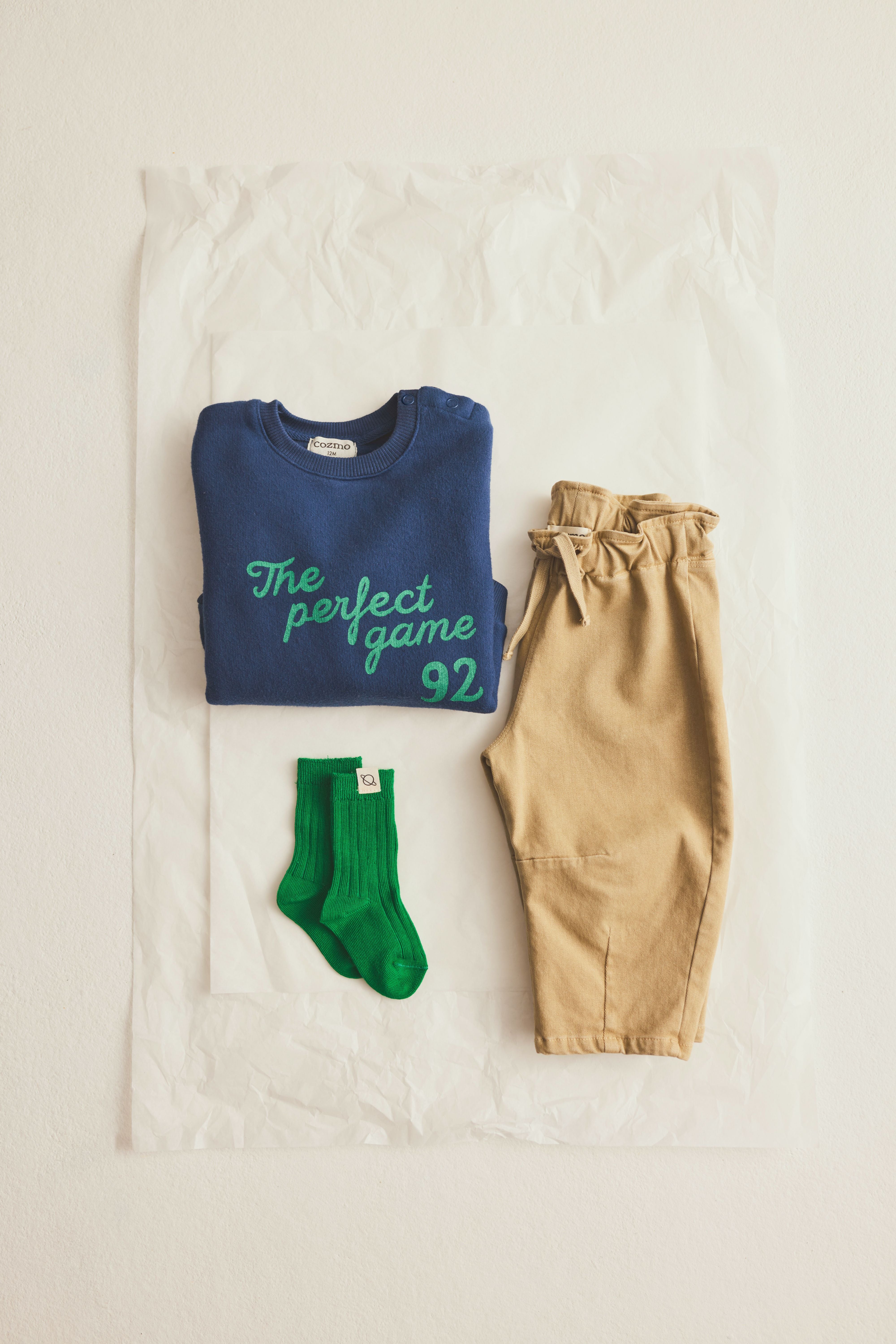 Saul Soft Touch Twill Baby Pants - Stone