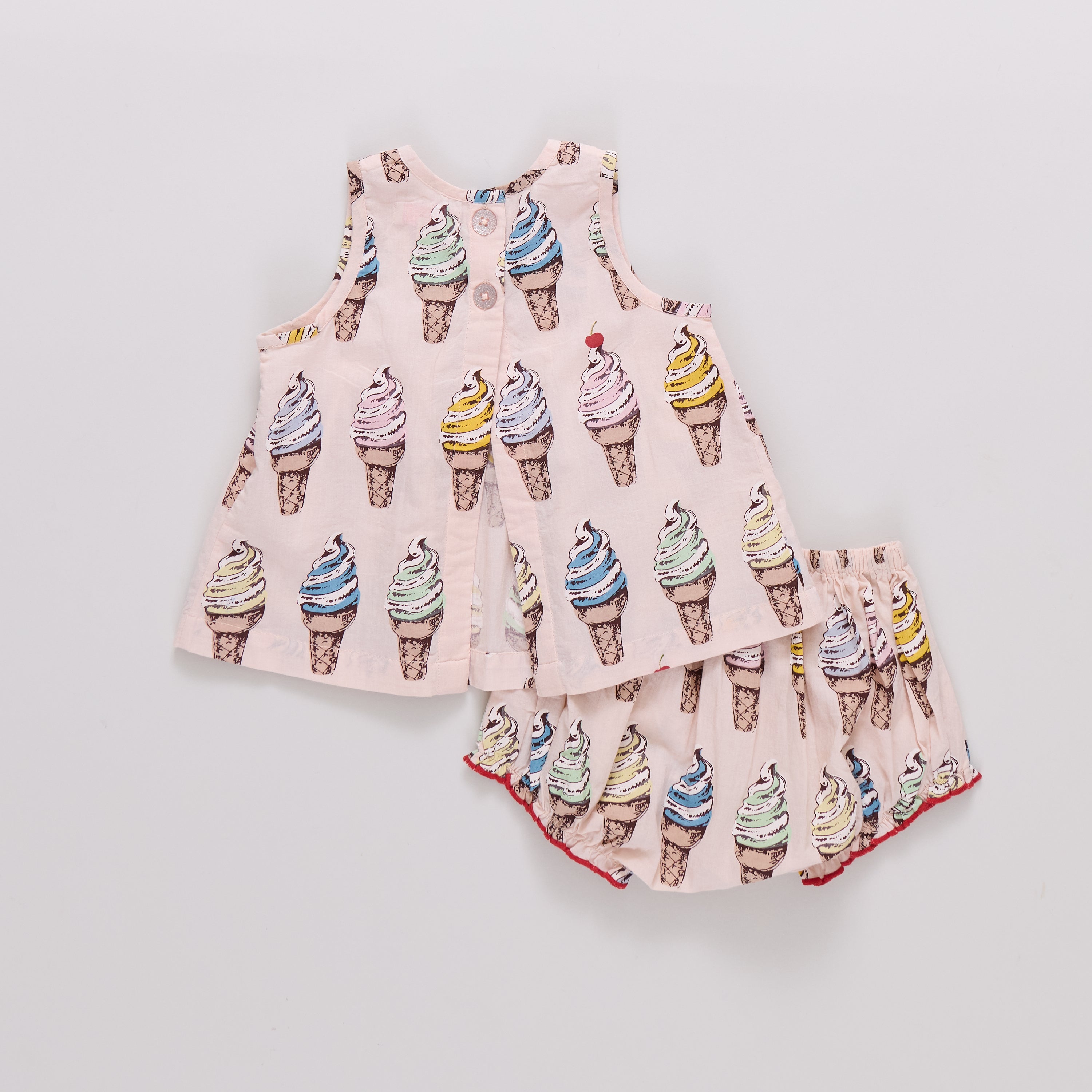 Baby Girls Jaipur 2-Pc Set - Pink Soft Serve