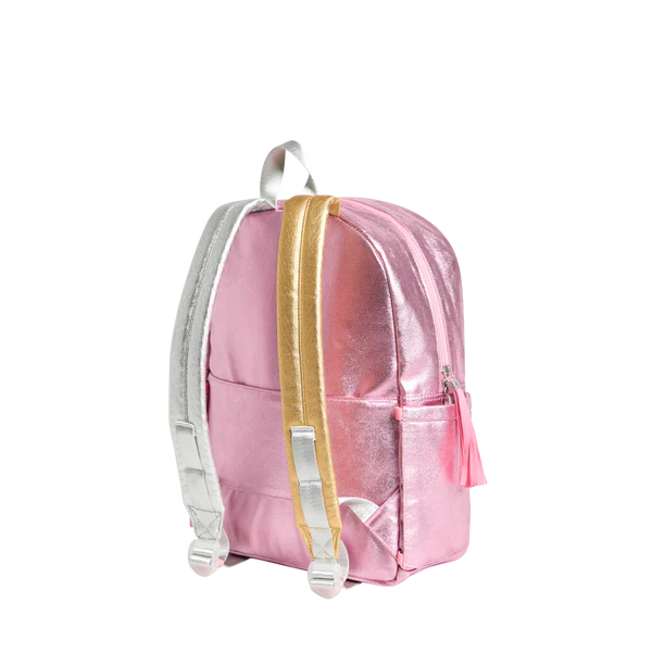 Kane Backpack - Pink, Silver