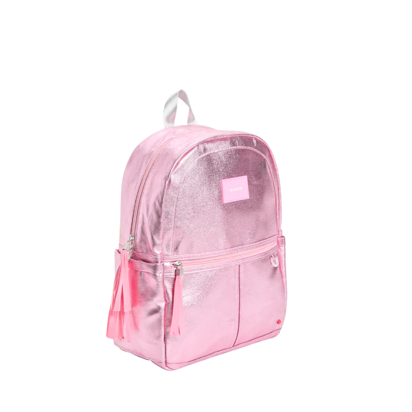 Kane Backpack - Pink, Silver