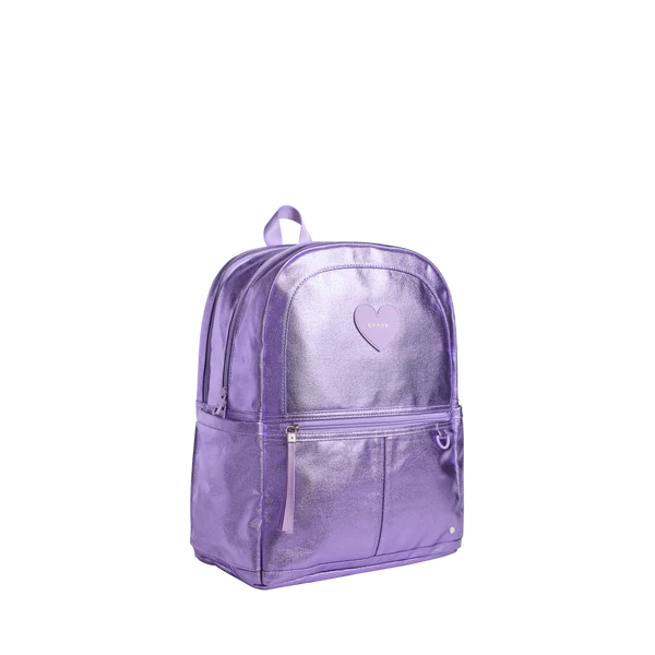 Kane Double Pocket Backpack - Lilac