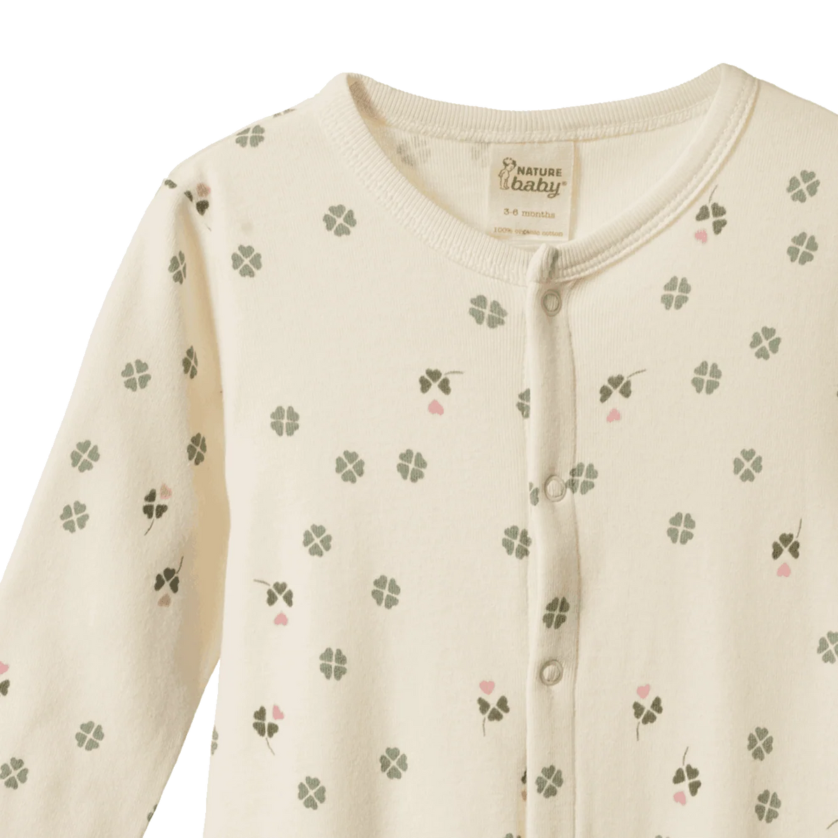 Cotton Stretch and Grow - Lucky Print
