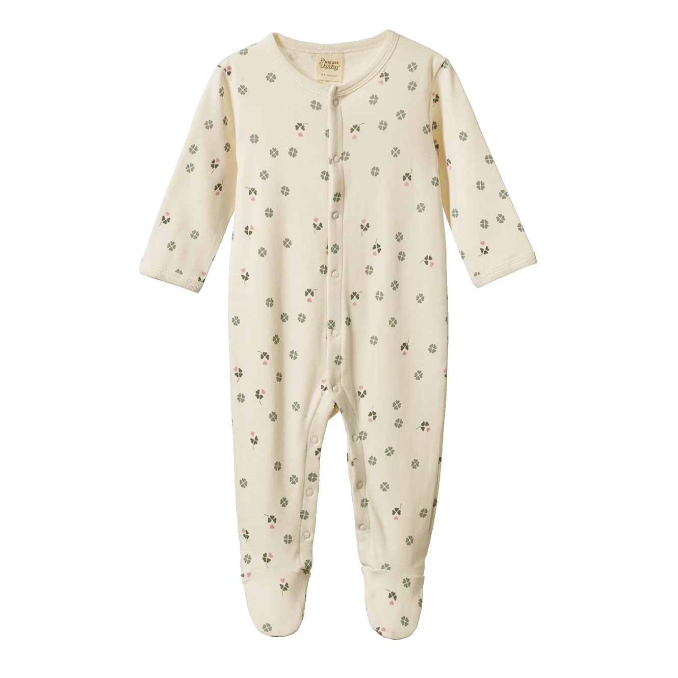 Cotton Stretch and Grow - Lucky Print