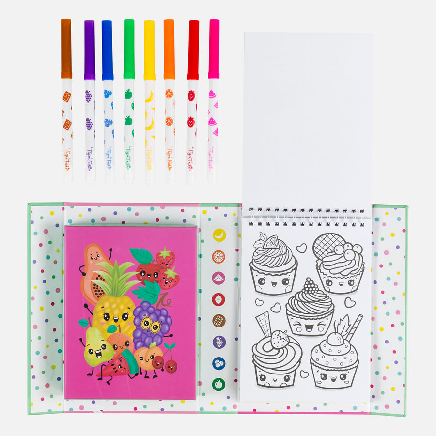 Scented Colouring - Fruity Cutie Tiger Tribe