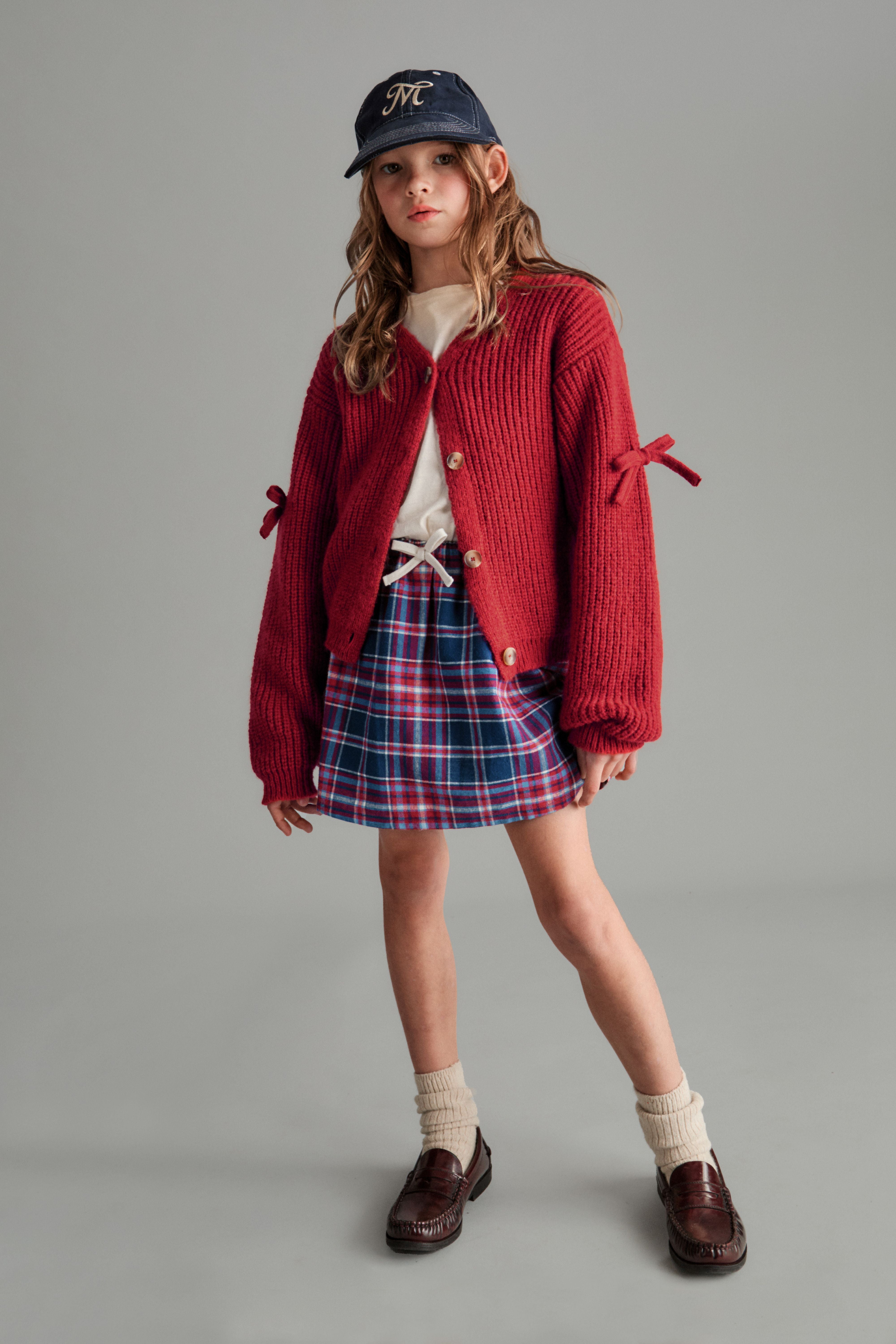 Lorena Tartan Mini Skirt - Red