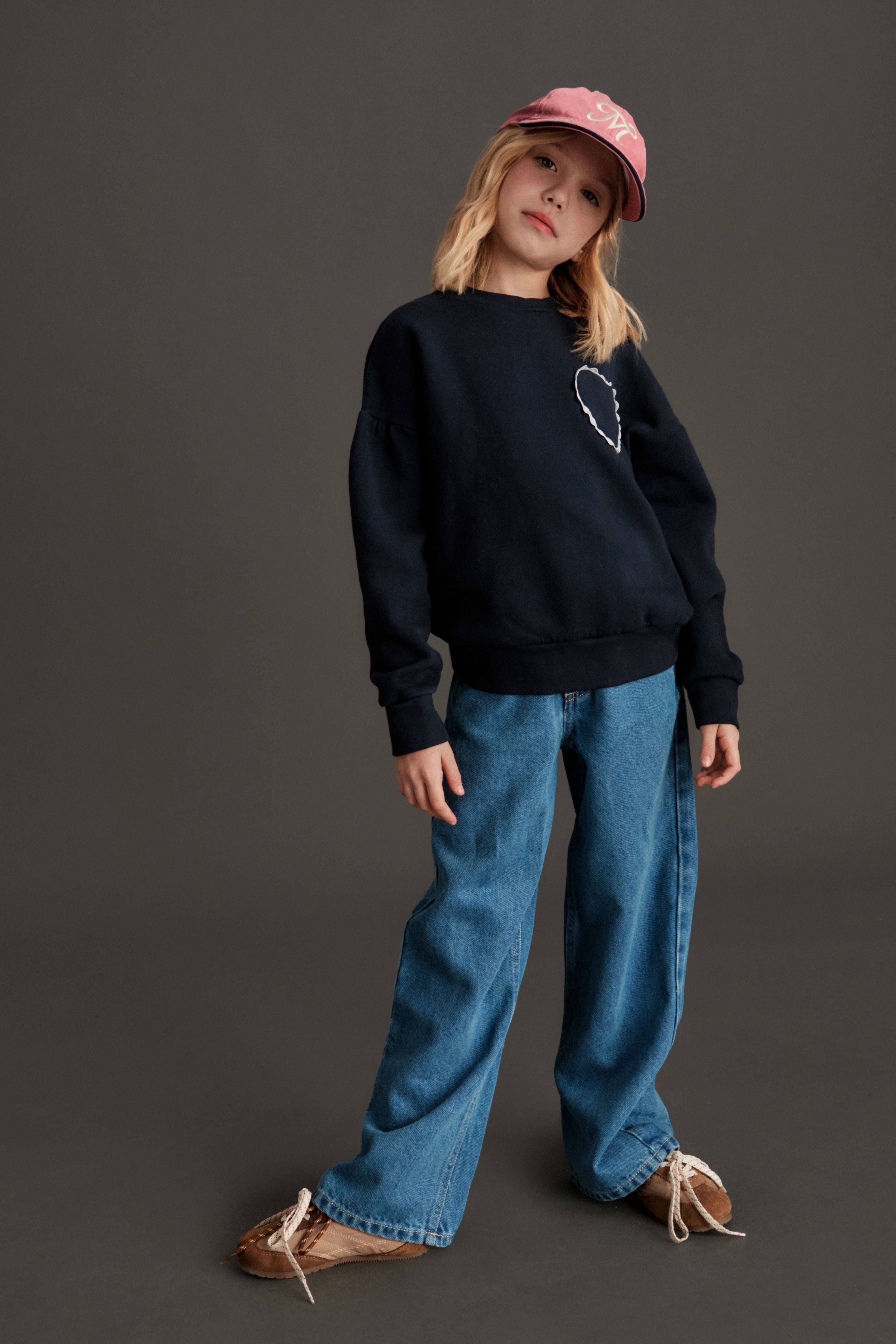 Clotilde Fleece Sweatshirt - Blue
