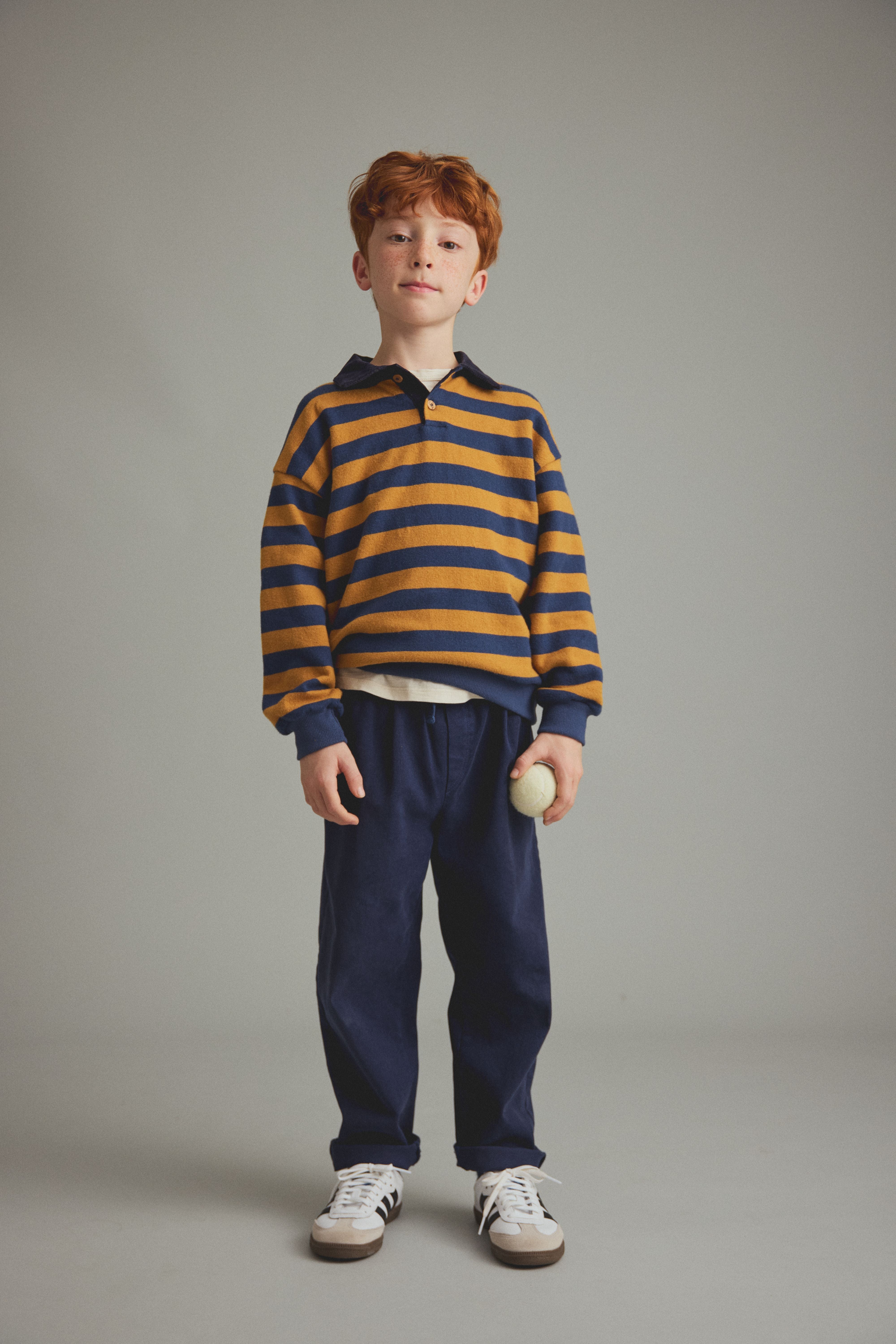 Teo Soft Touch Twill Pants - Navy