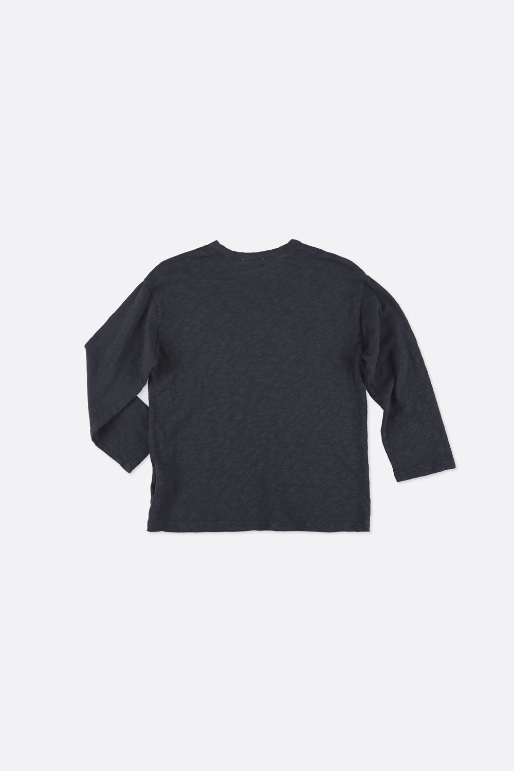 Slub Long Sleeves T-Shirt Navy