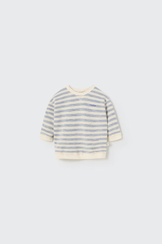 Organic Thin Stripes Baby Sweatshirt