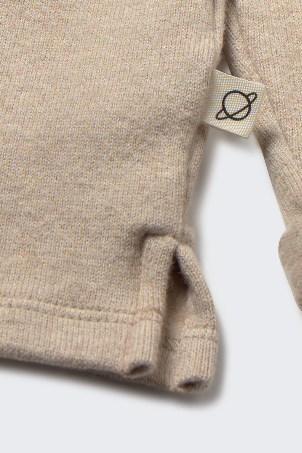 Timor Brushed Soft Knit Sweater - Stone
