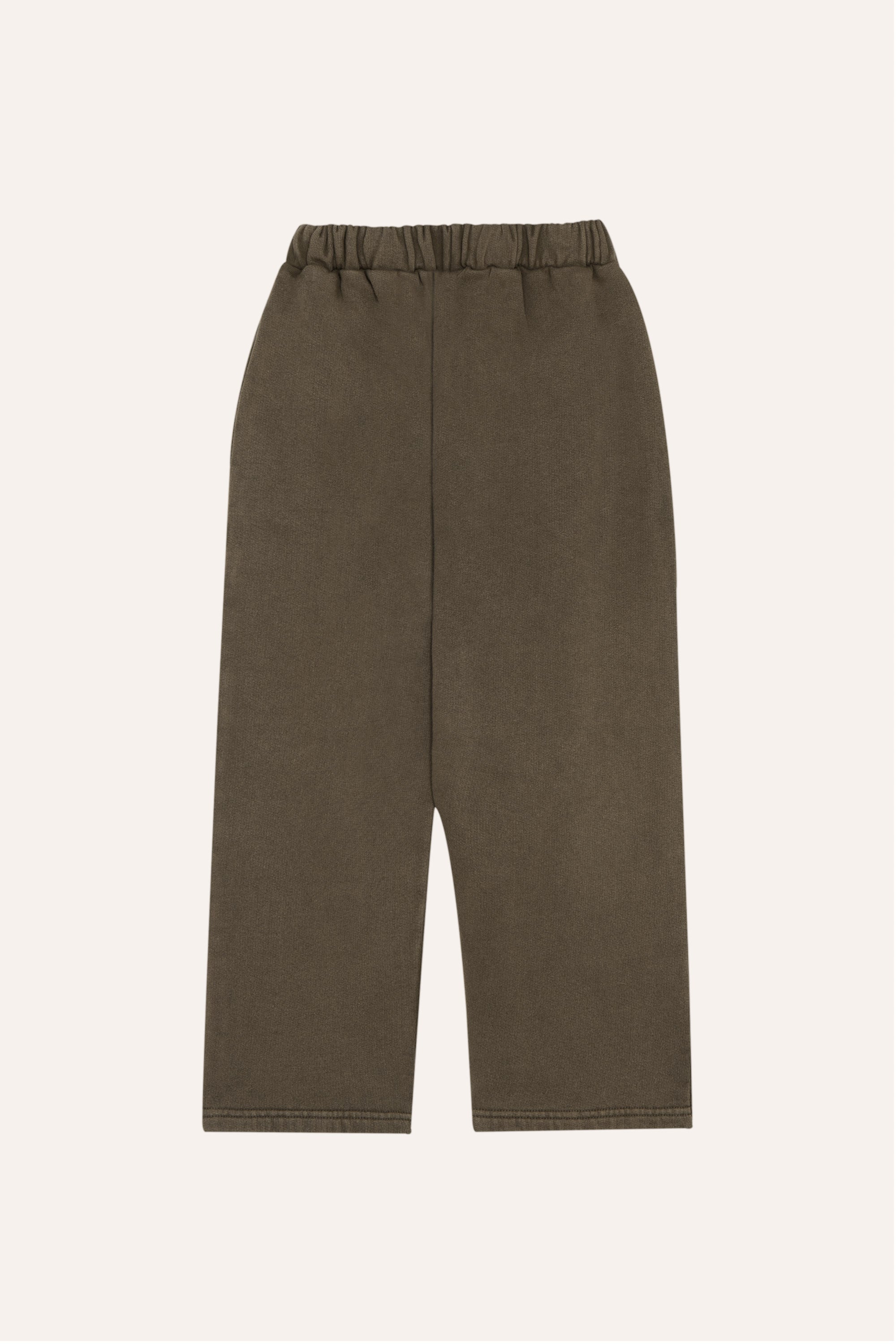 Grey Patches Jogging Trousers - Green