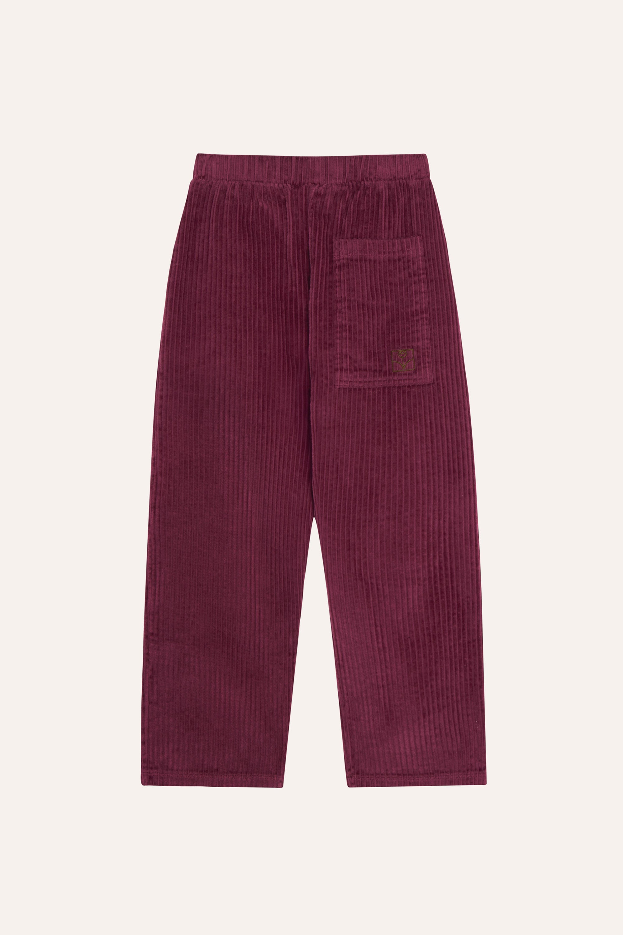 Corduroy Trousers - Burgundy