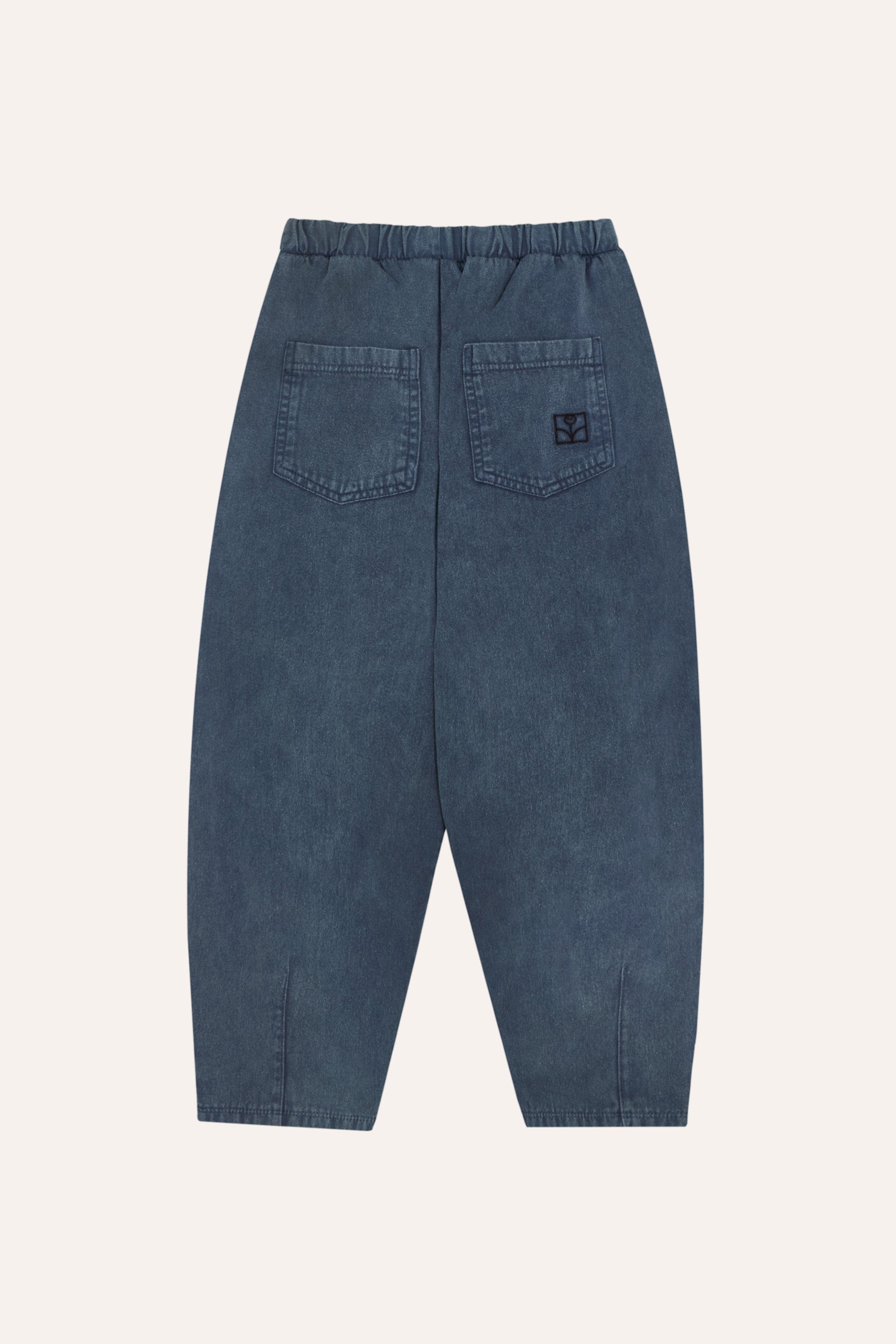 Blue Washed Trousers - Blue