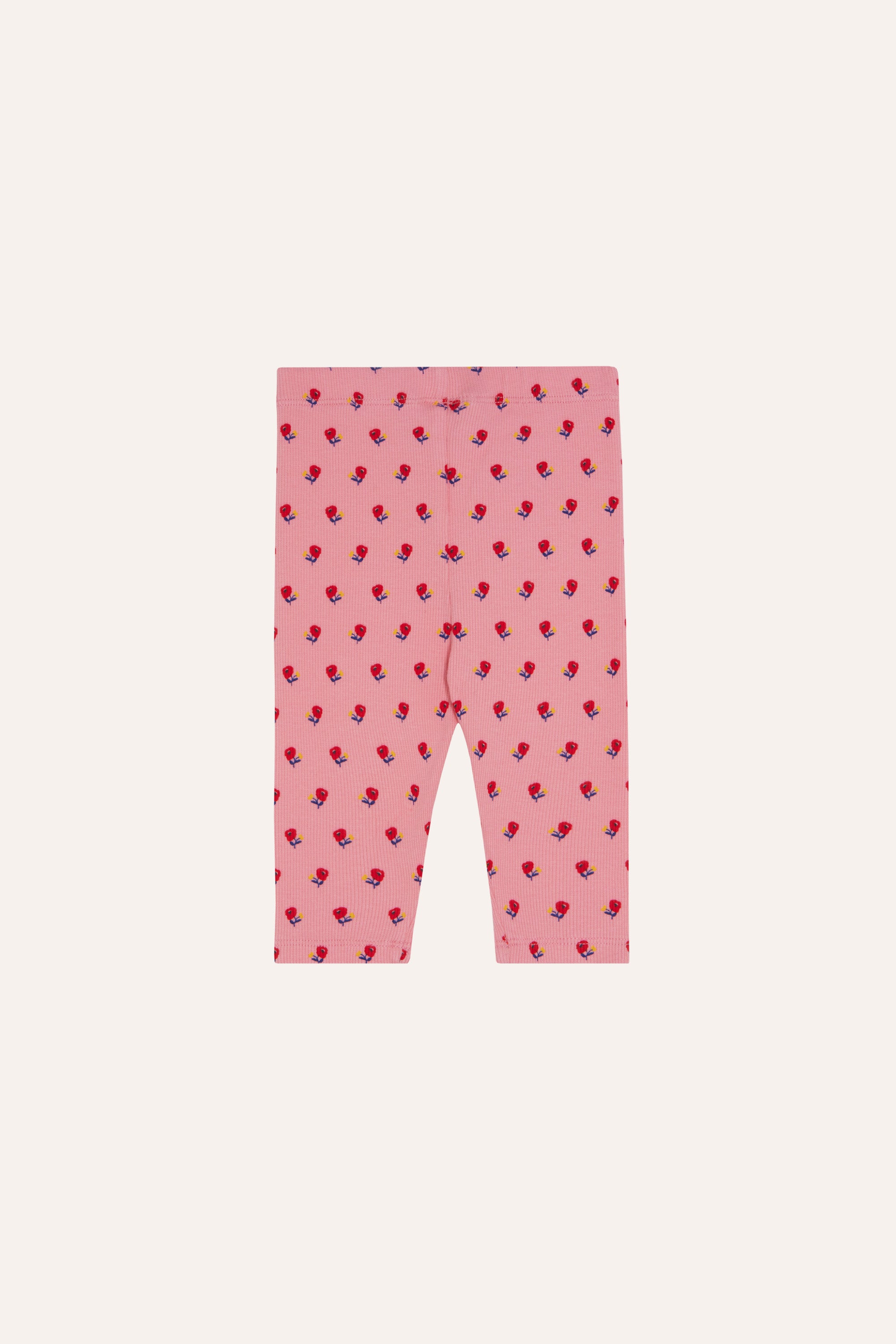 Flowers Baby Leggings - Pink
