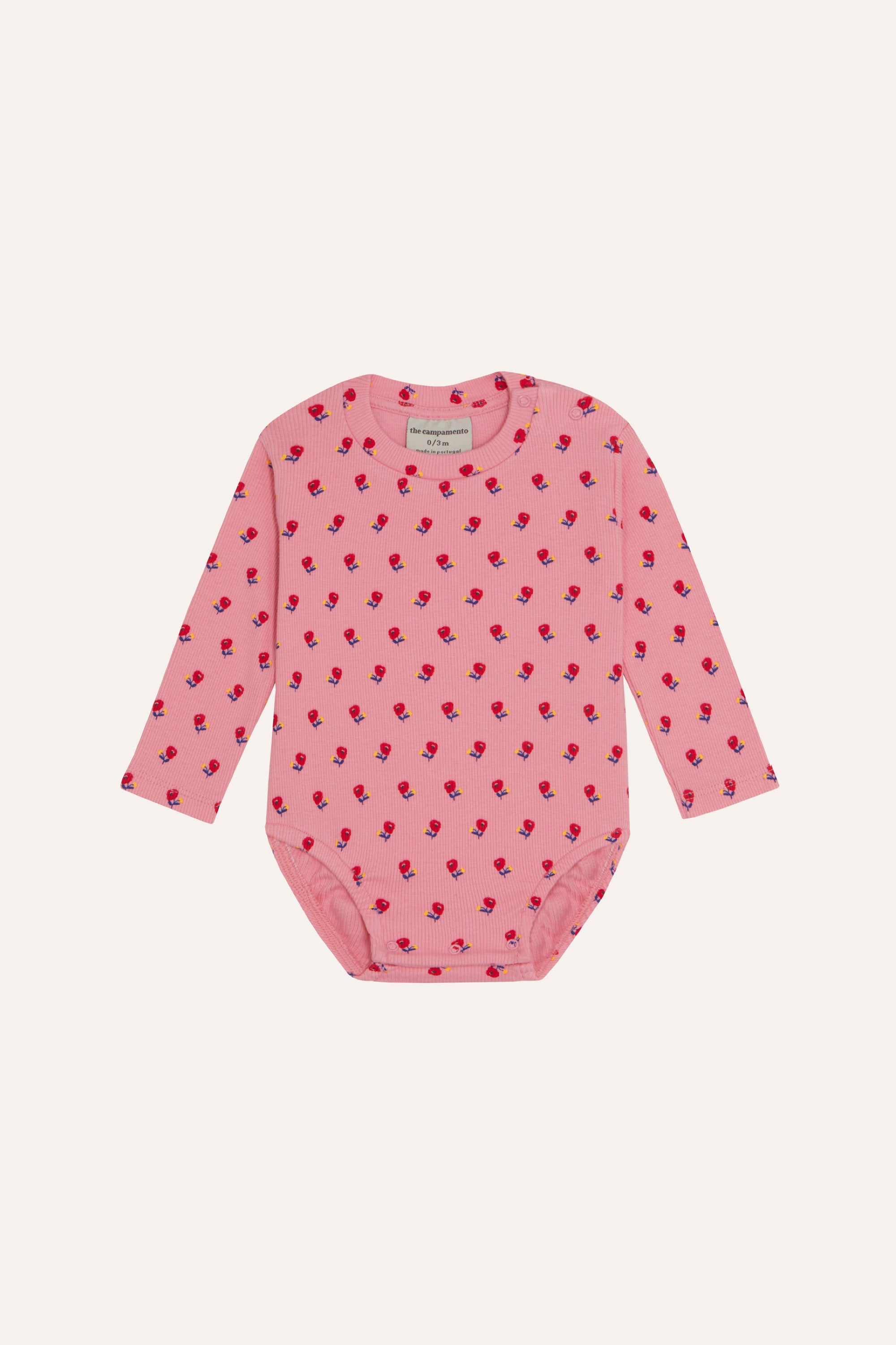 Flowers Baby Body - Pink