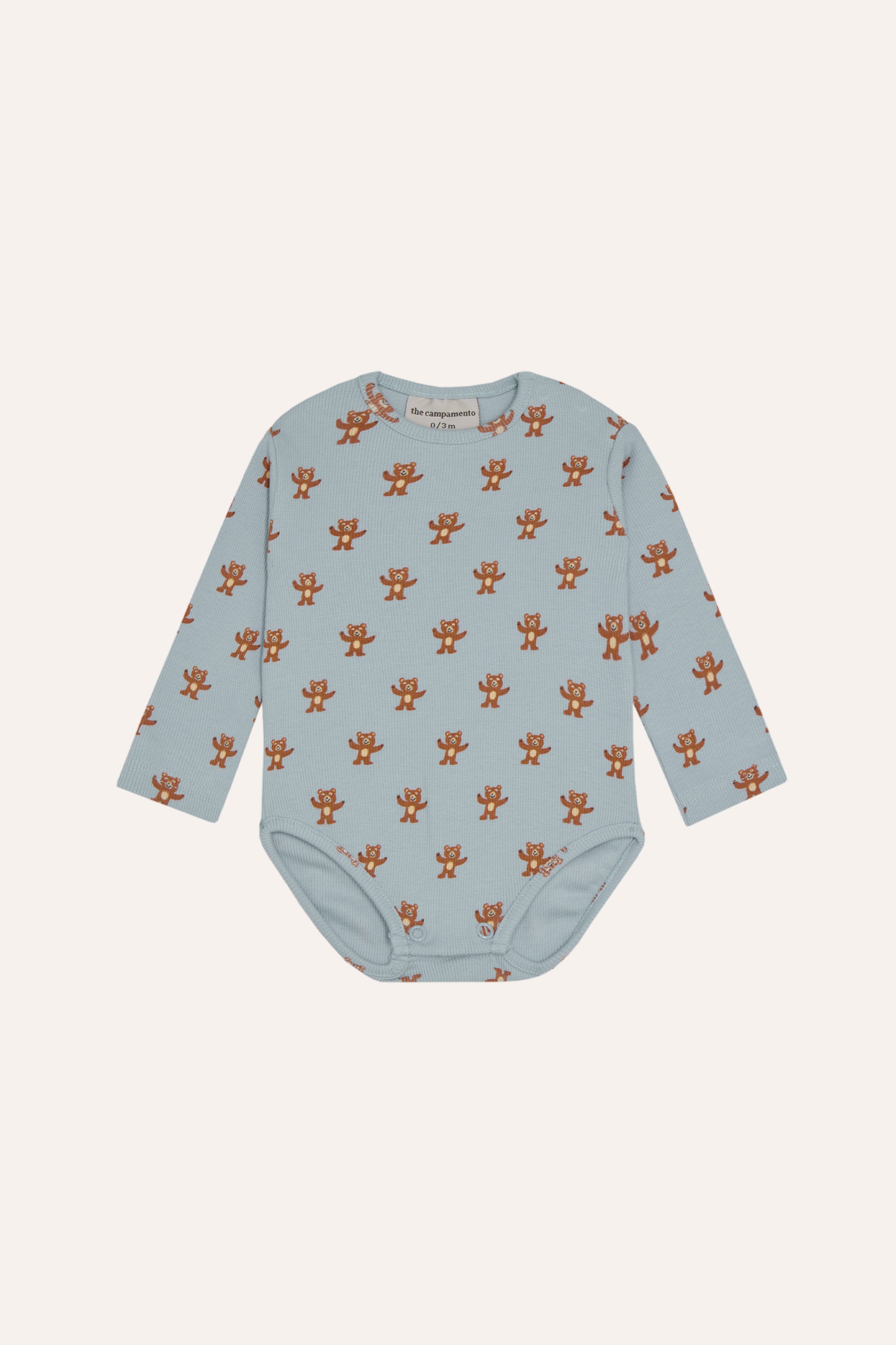 Happy Bears Baby Body - Light Blue