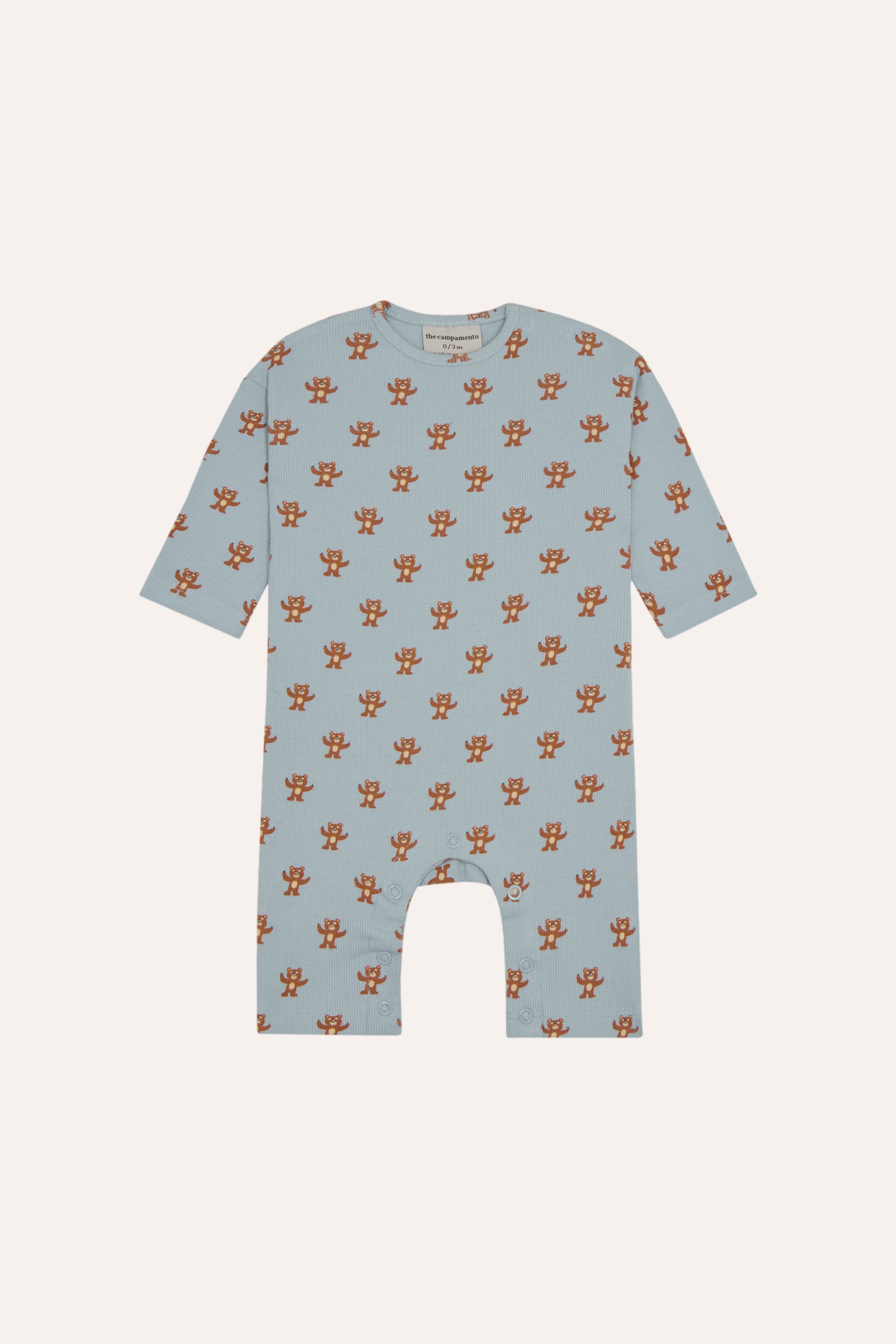 Happy Bears Baby Overall - Light Blue