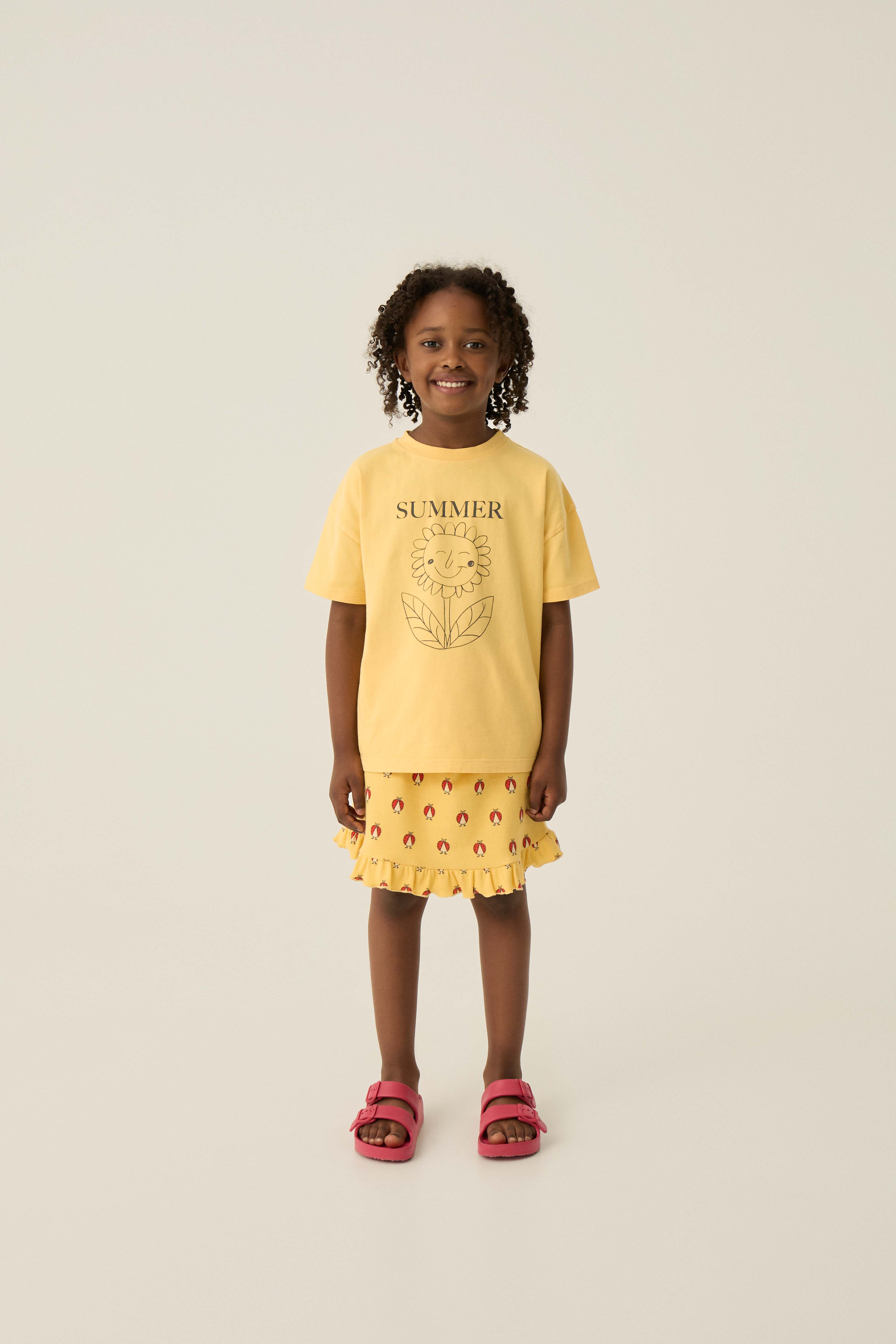 Summer Oversized T-Shirt - Yellow