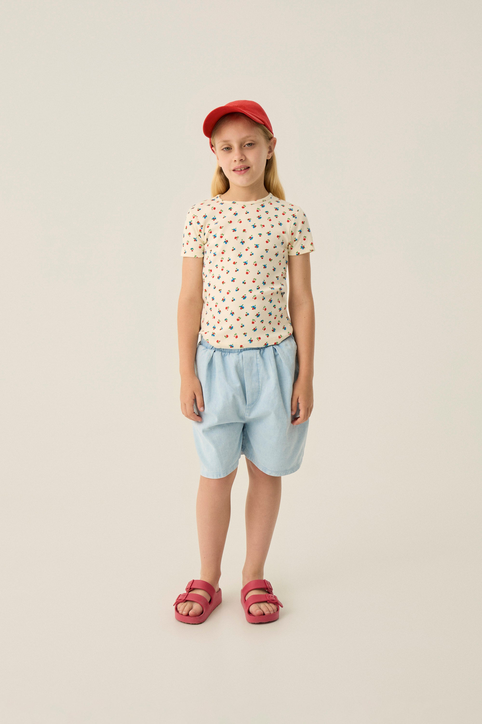 Small Flowers Allover T-Shirt - Ecru
