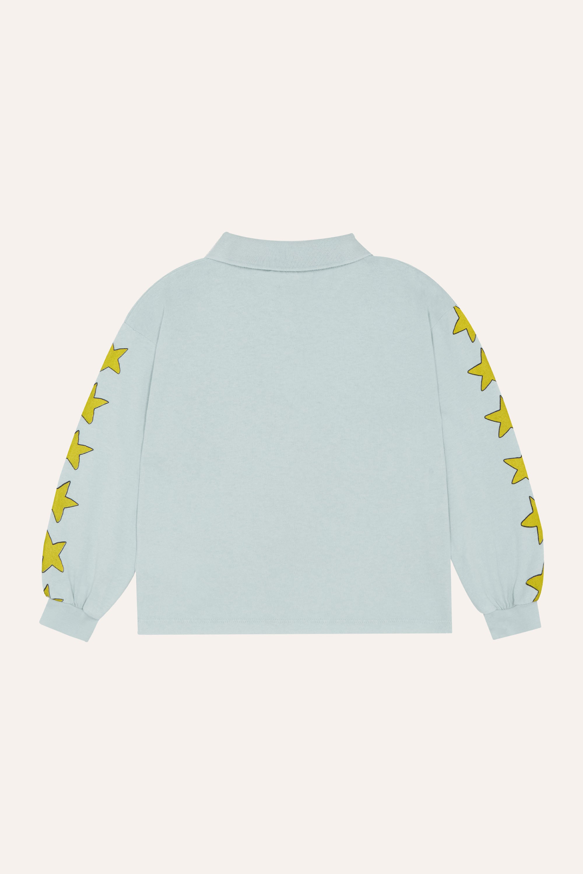 Stars Washed Polo - Light Blue